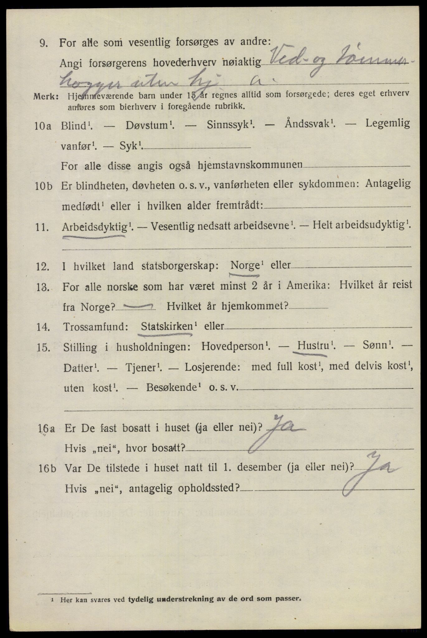 SAO, 1920 census for Eidsvoll, 1920, p. 7394