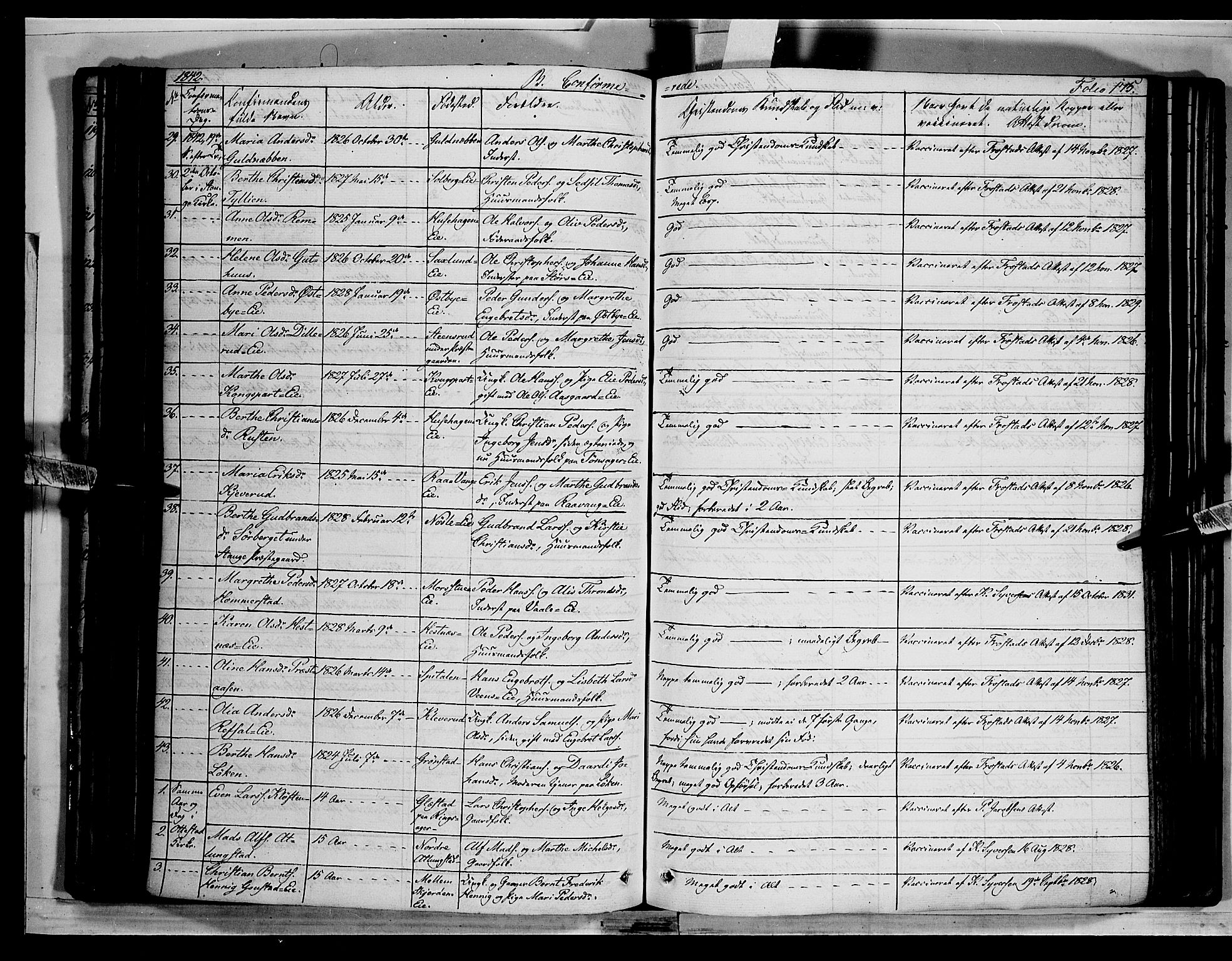 Stange prestekontor, AV/SAH-PREST-002/K/L0010: Parish register (official) no. 10, 1835-1845, p. 175