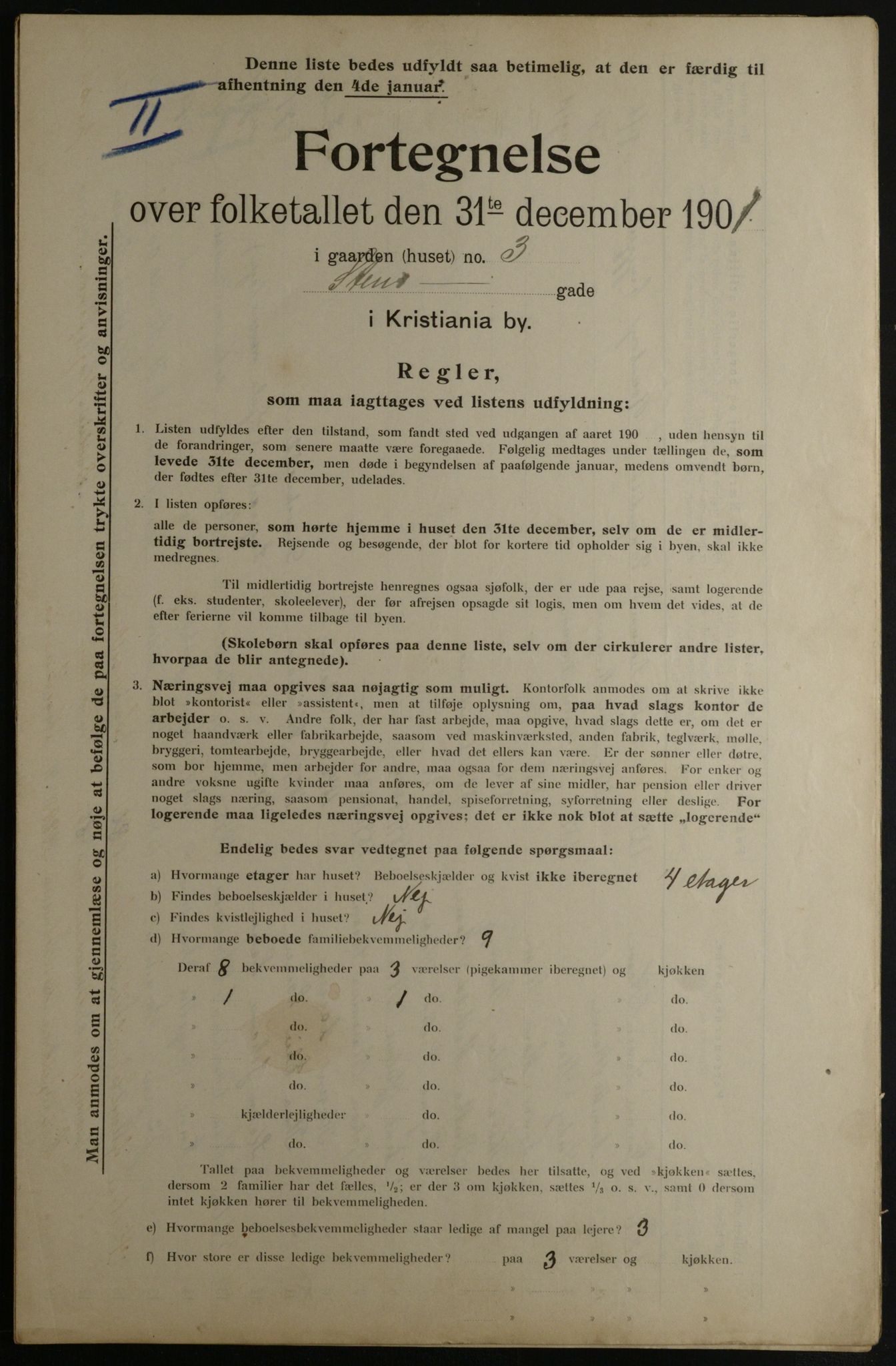 OBA, Municipal Census 1901 for Kristiania, 1901, p. 15621