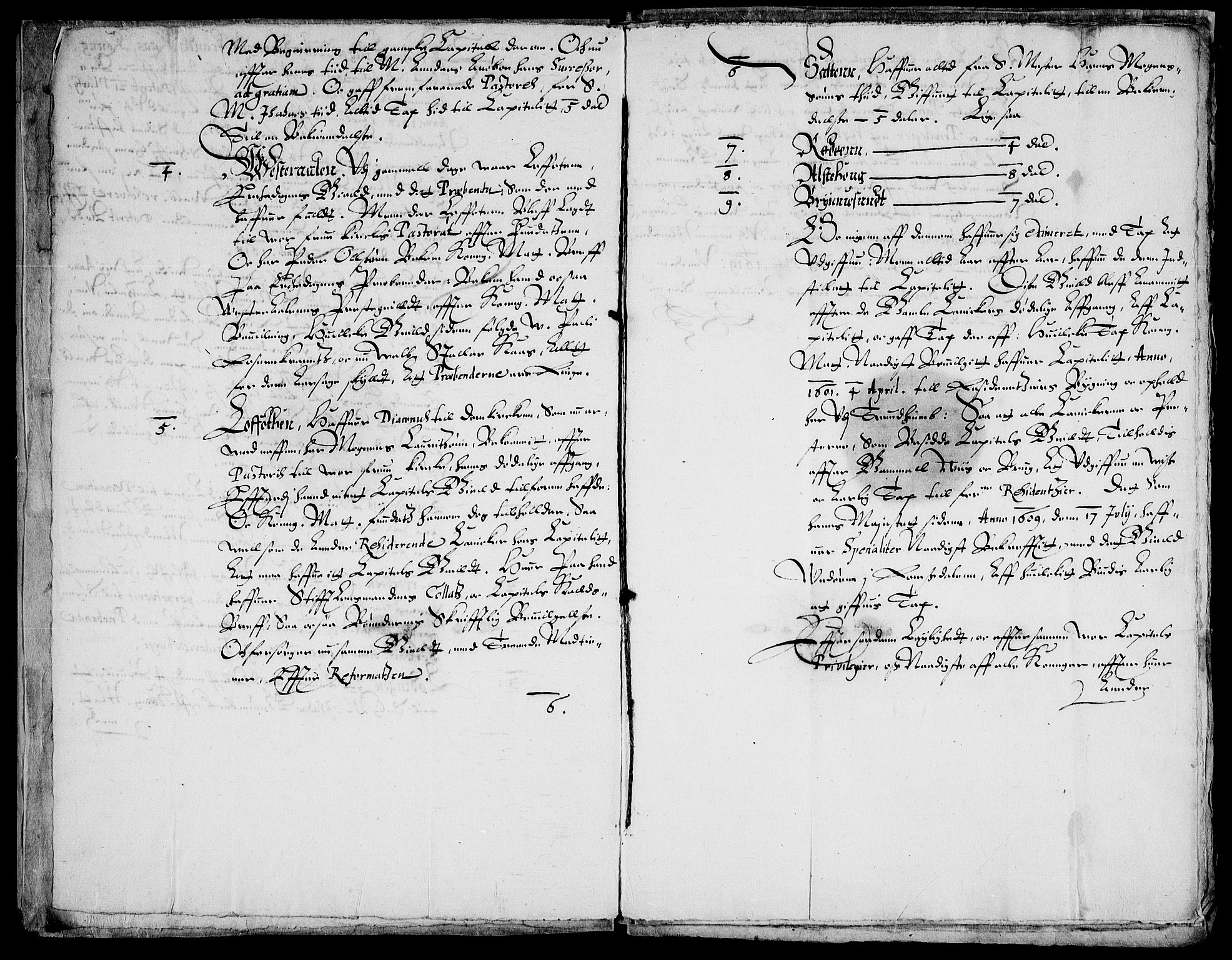 Danske Kanselli, Skapsaker, AV/RA-EA-4061/F/L0076: Skap 15, pakke 82-84, 1589-1722, p. 14