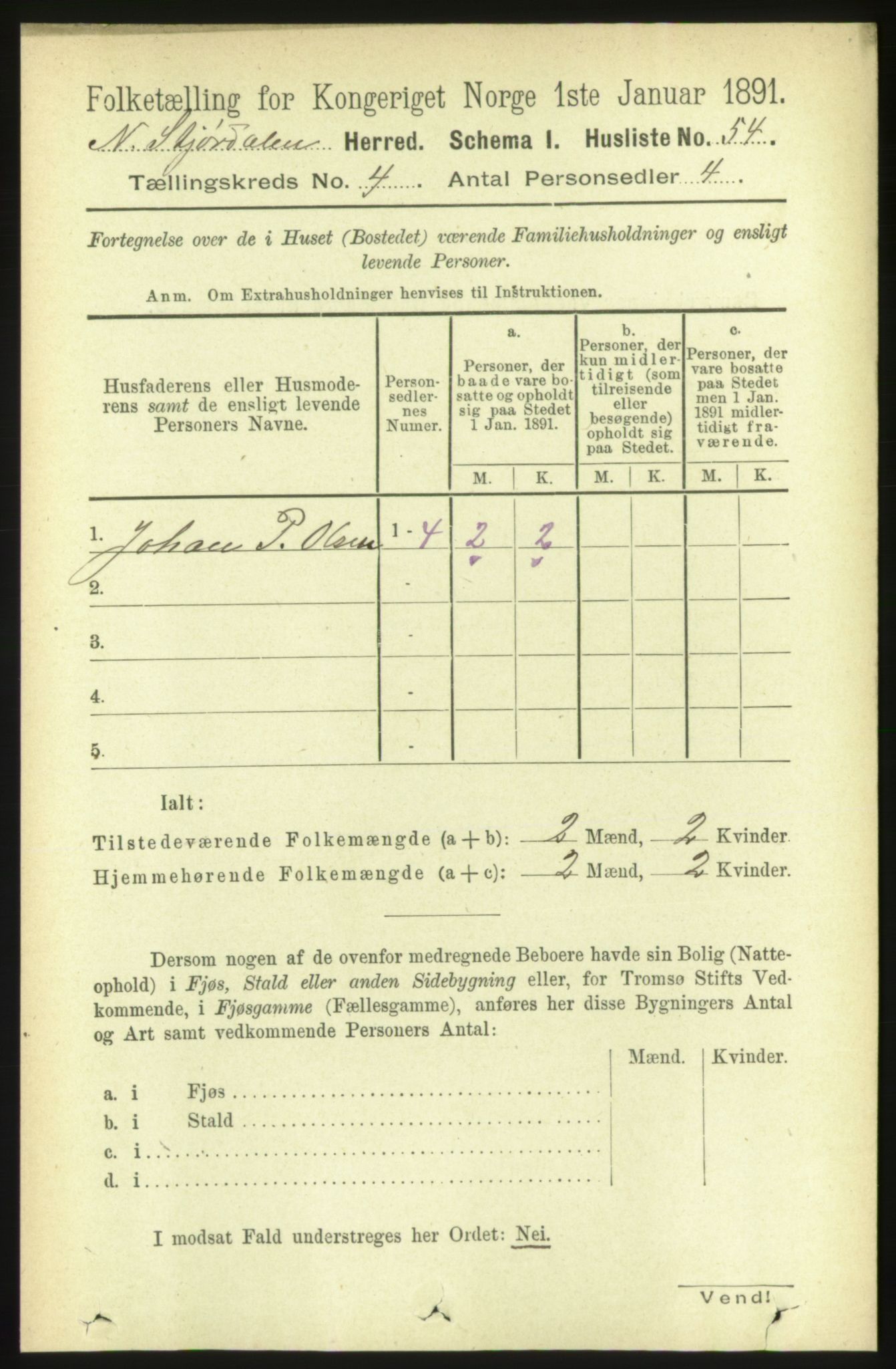 RA, 1891 census for 1714 Nedre Stjørdal, 1891, p. 1622