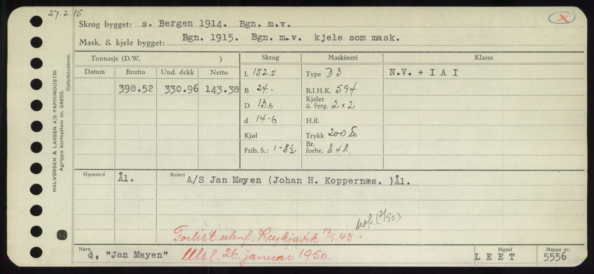 Sjøfartsdirektoratet med forløpere, Skipsmålingen, RA/S-1627/H/Hd/L0019: Fartøy, J, p. 117