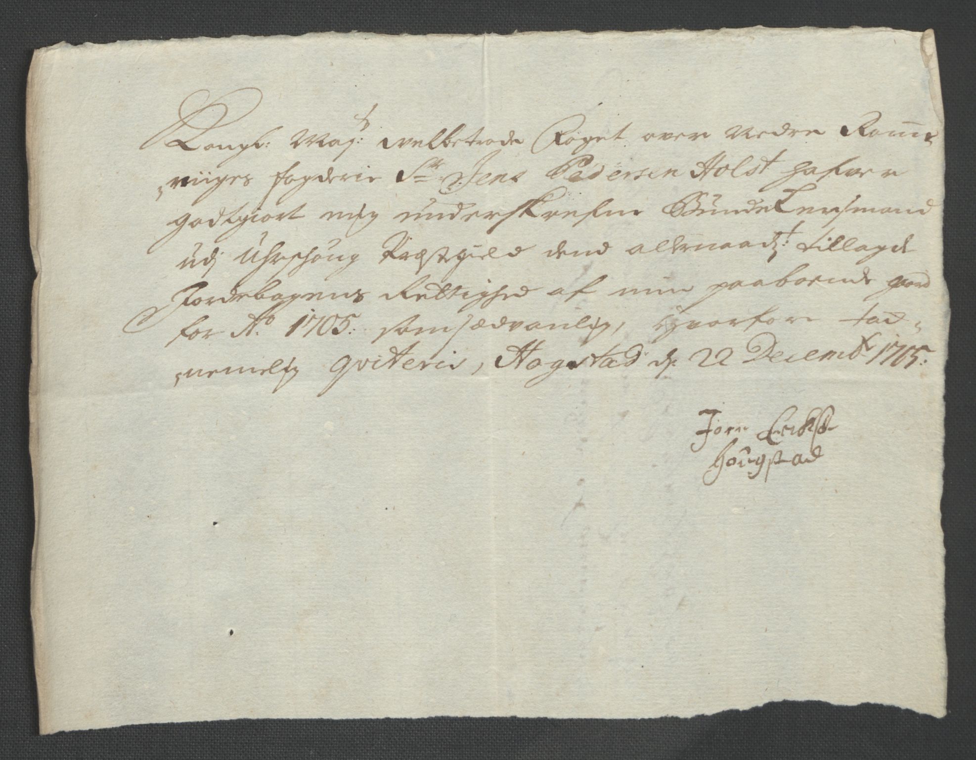 Rentekammeret inntil 1814, Reviderte regnskaper, Fogderegnskap, AV/RA-EA-4092/R11/L0589: Fogderegnskap Nedre Romerike, 1705, p. 175