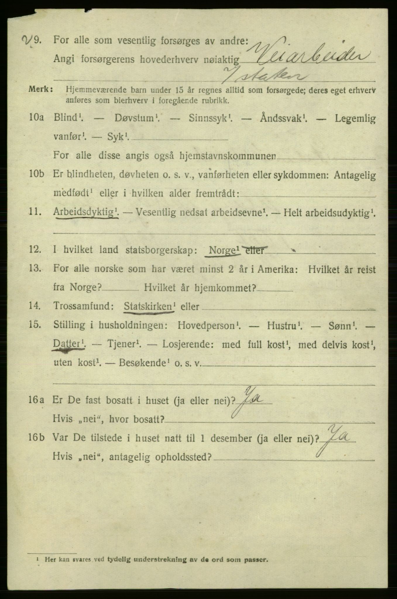 SAO, 1920 census for Fredrikshald, 1920, p. 26989