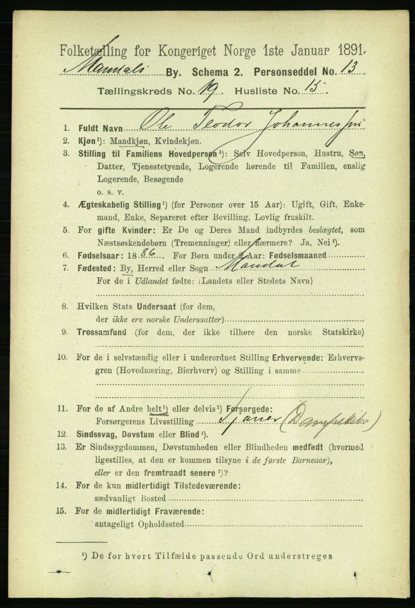 RA, 1891 census for 1002 Mandal, 1891, p. 3909