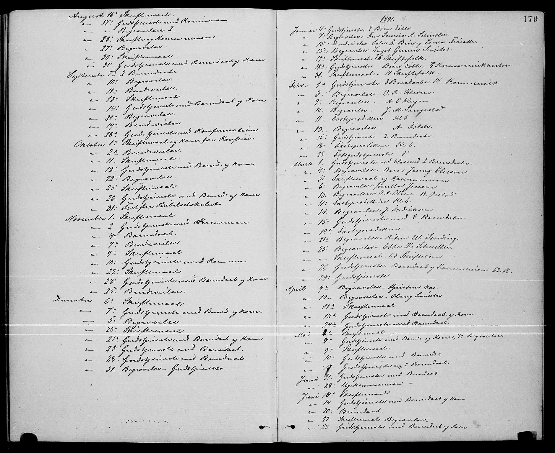 Ministerialprotokoller, klokkerbøker og fødselsregistre - Nord-Trøndelag, SAT/A-1458/739/L0374: Parish register (copy) no. 739C02, 1883-1898, p. 179