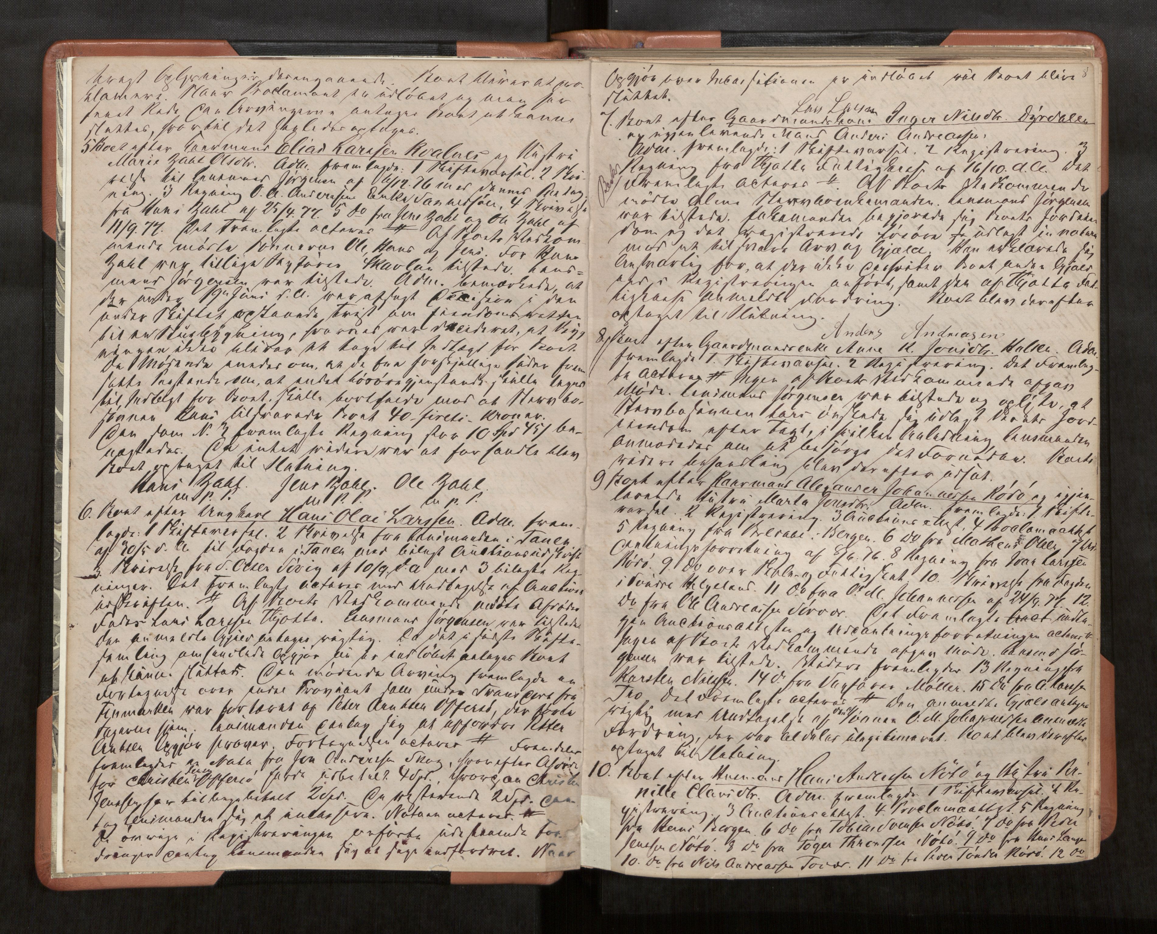 Søndre Helgeland sorenskriveri, AV/SAT-A-4575/1/3/3B/L0002: Skiftebehandlingsprotokoll, 1877-1885, p. 8