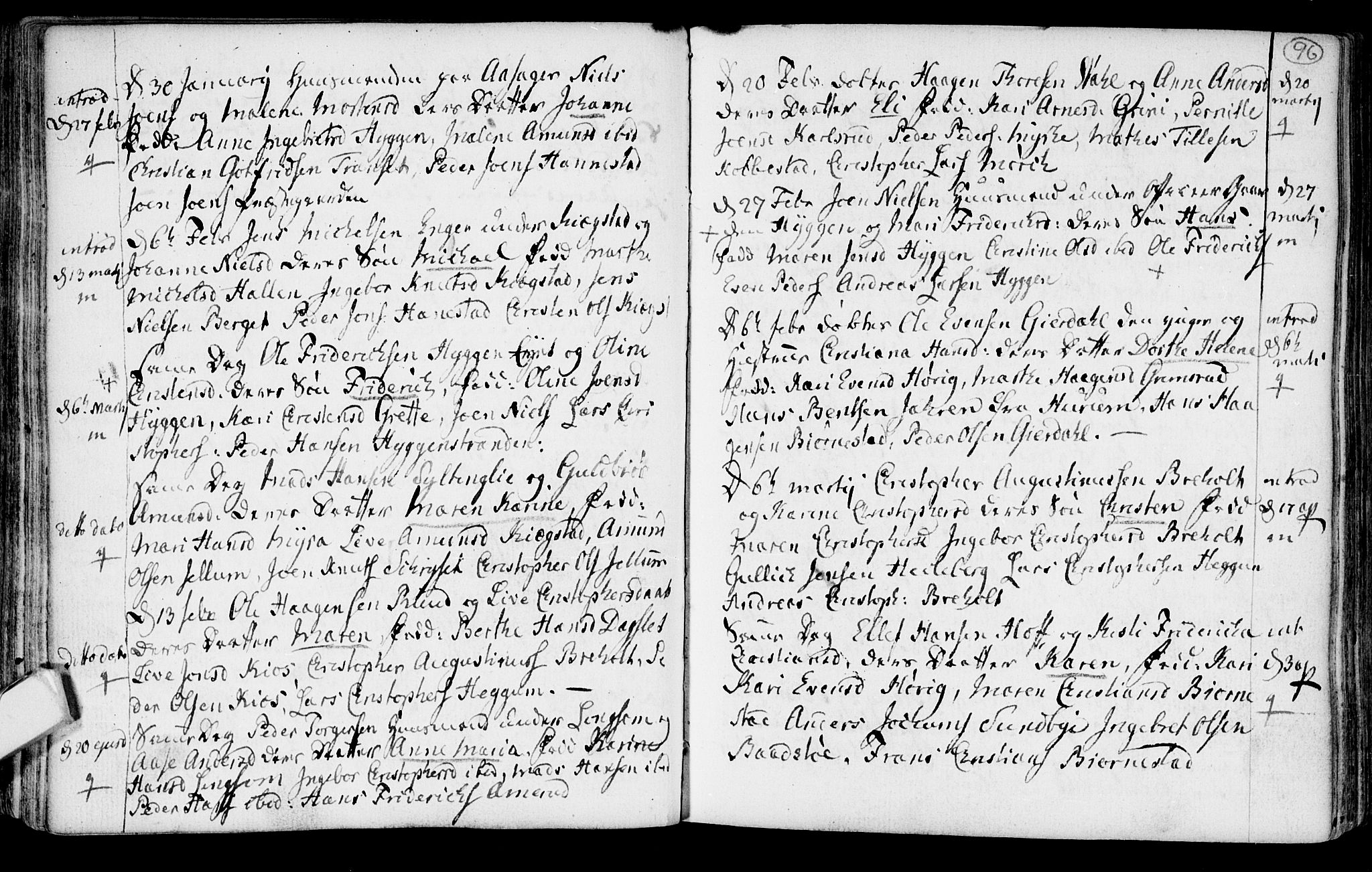 Røyken kirkebøker, SAKO/A-241/F/Fa/L0003: Parish register (official) no. 3, 1782-1813, p. 96
