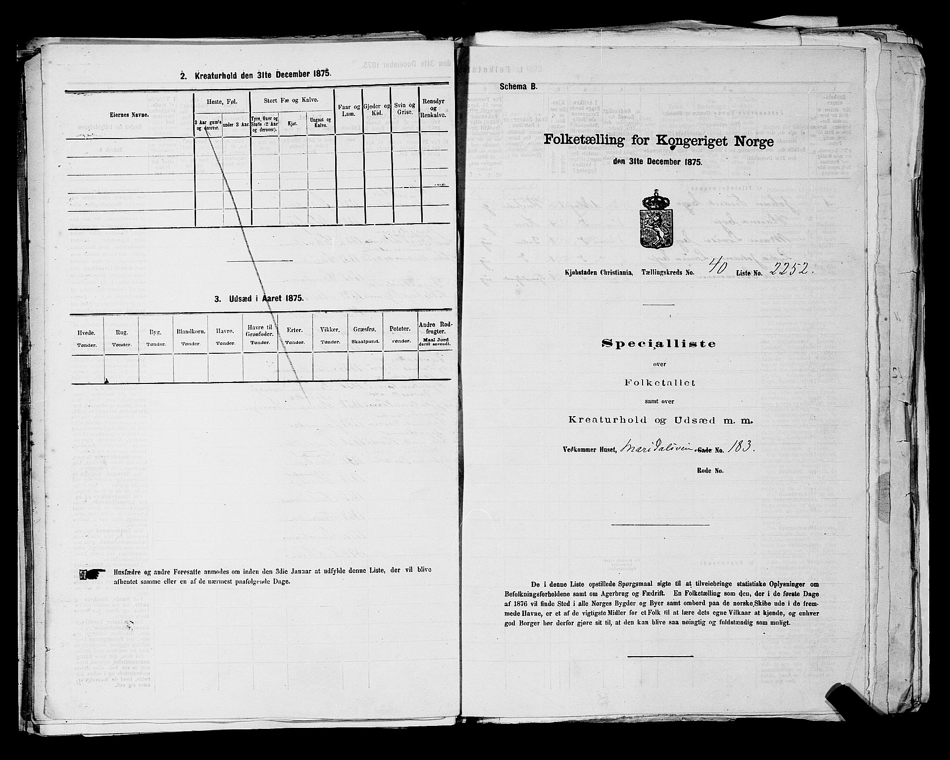 RA, 1875 census for 0301 Kristiania, 1875, p. 6392