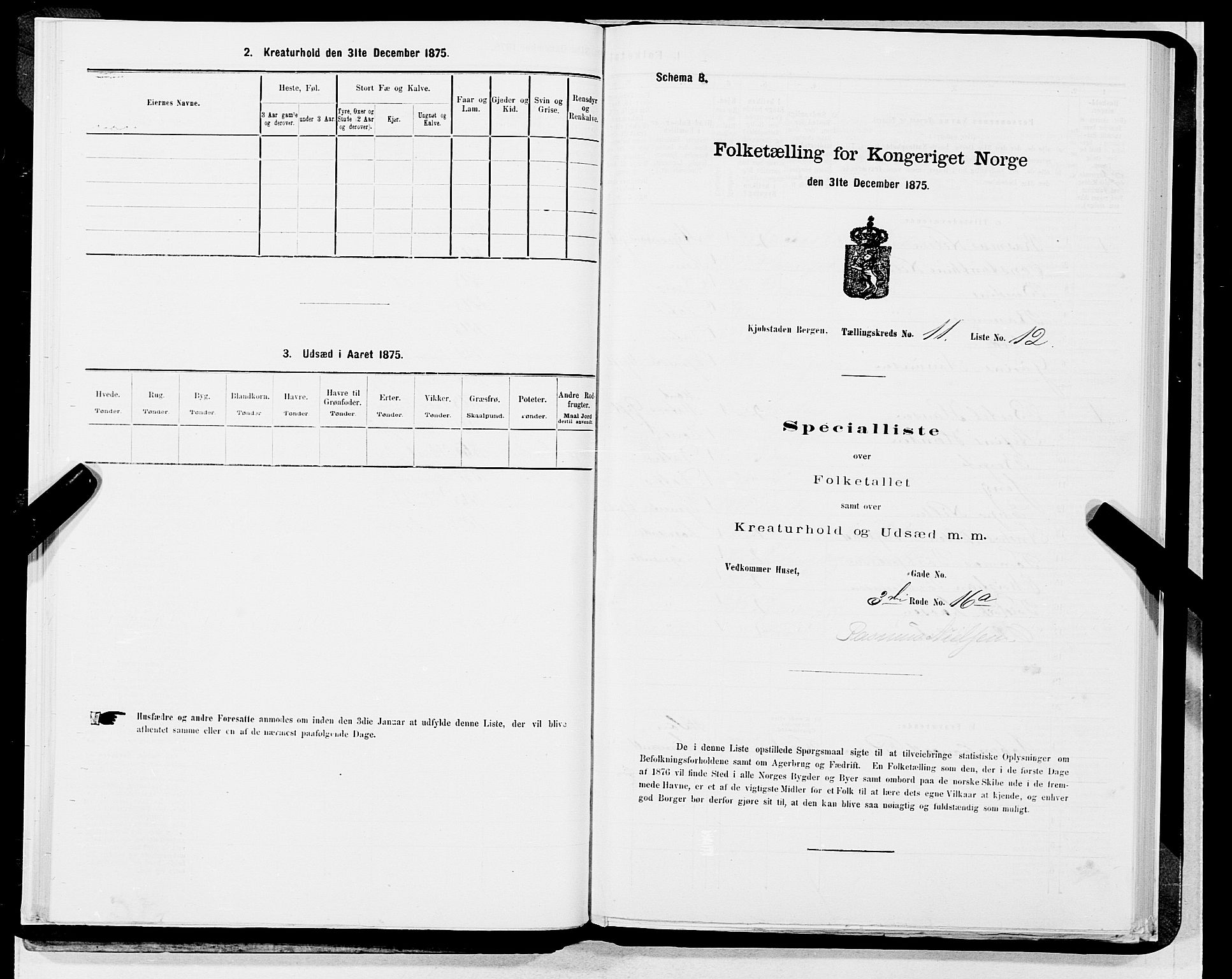 SAB, 1875 census for 1301 Bergen, 1875, p. 551