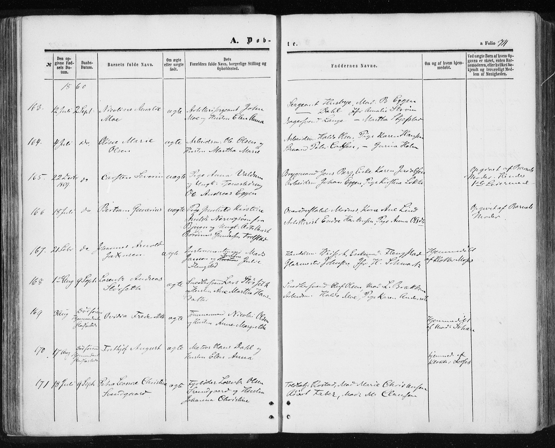 Ministerialprotokoller, klokkerbøker og fødselsregistre - Sør-Trøndelag, AV/SAT-A-1456/601/L0053: Parish register (official) no. 601A21, 1857-1865, p. 74