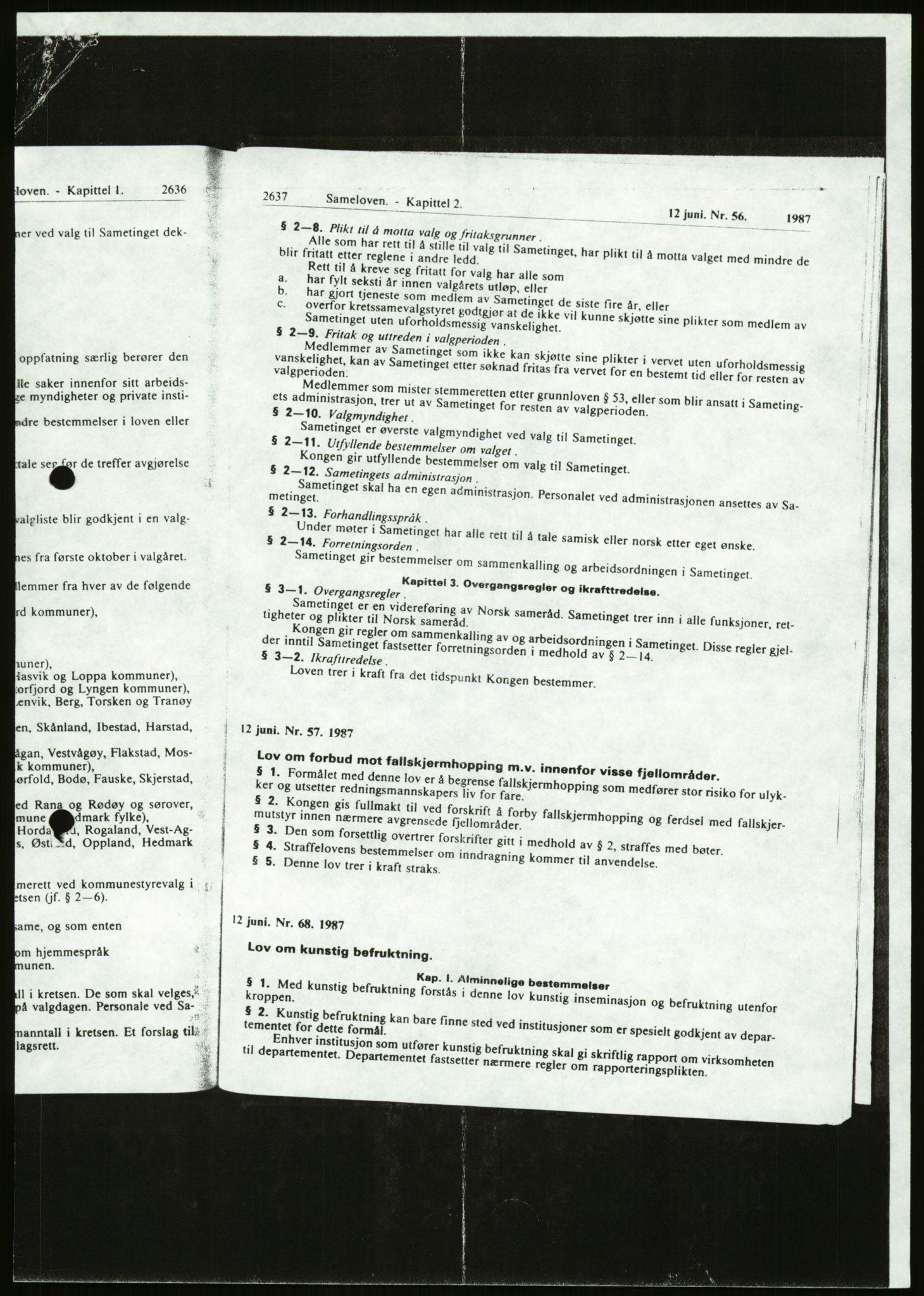 Det Norske Forbundet av 1948/Landsforeningen for Lesbisk og Homofil Frigjøring, AV/RA-PA-1216/D/Da/L0001: Partnerskapsloven, 1990-1993, p. 437