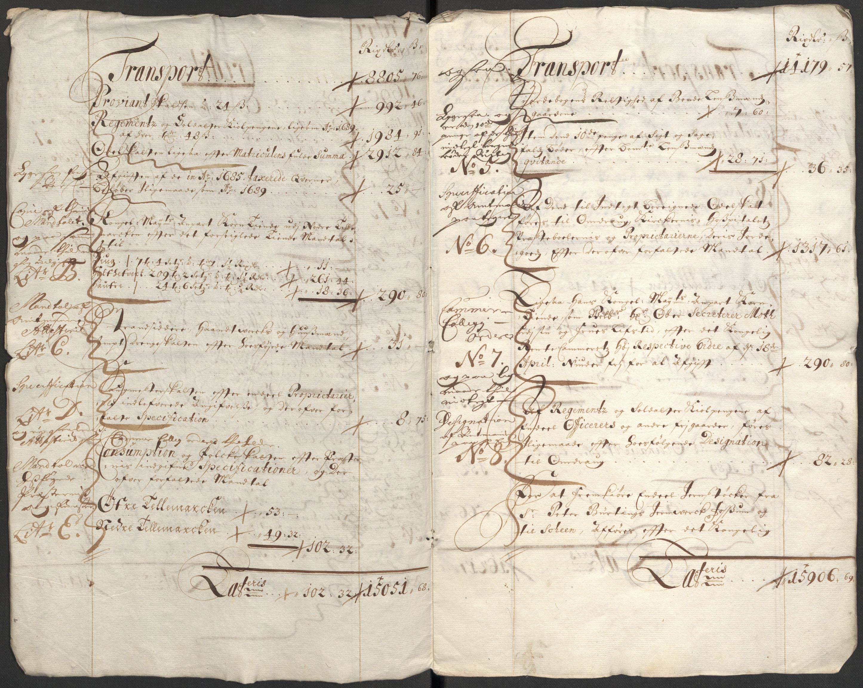 Rentekammeret inntil 1814, Reviderte regnskaper, Fogderegnskap, RA/EA-4092/R35/L2089: Fogderegnskap Øvre og Nedre Telemark, 1690-1692, p. 6