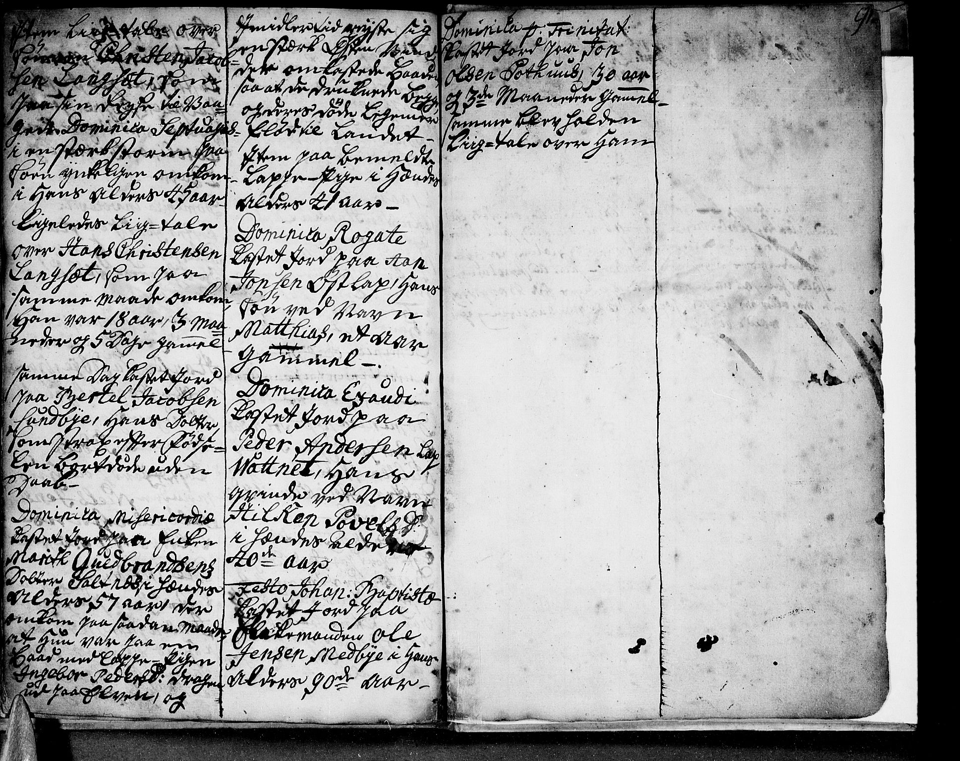 Ministerialprotokoller, klokkerbøker og fødselsregistre - Nordland, SAT/A-1459/847/L0663: Parish register (official) no. 847A03, 1749-1770, p. 91