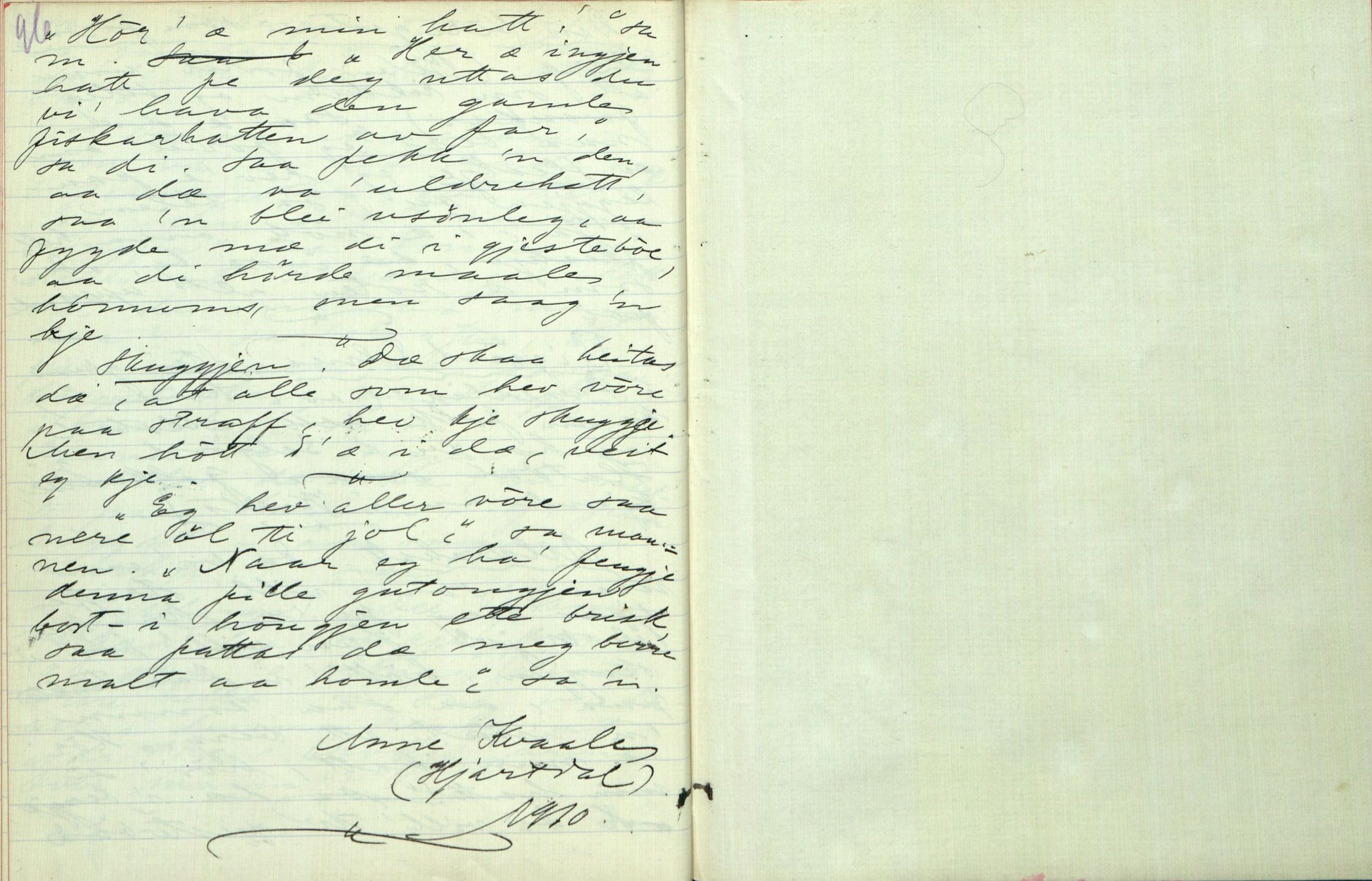 Rikard Berge, TEMU/TGM-A-1003/F/L0003/0035: 061-100 Innholdslister / 93 Hjartdal, 1910, p. 96
