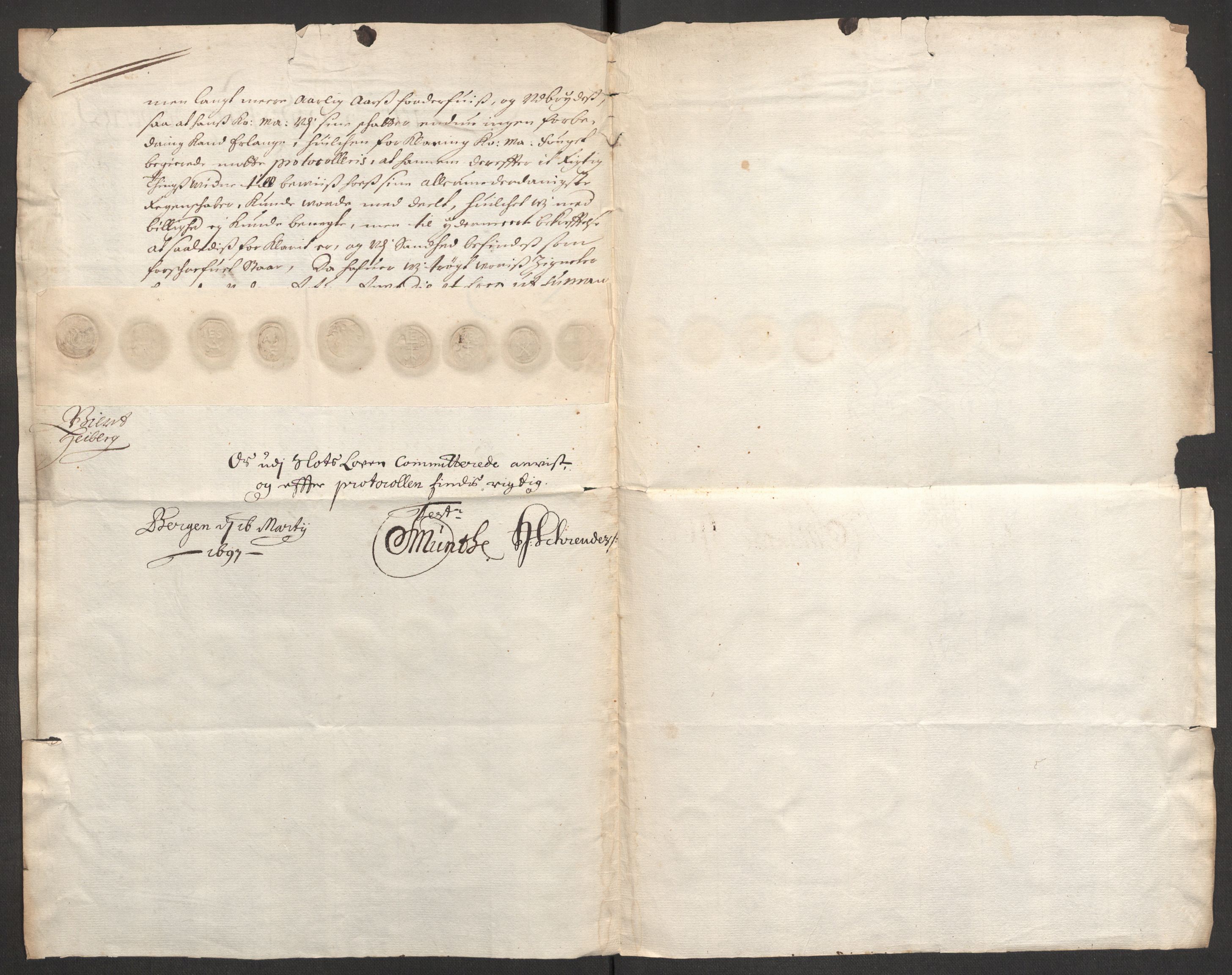 Rentekammeret inntil 1814, Reviderte regnskaper, Fogderegnskap, AV/RA-EA-4092/R52/L3309: Fogderegnskap Sogn, 1696-1697, p. 243