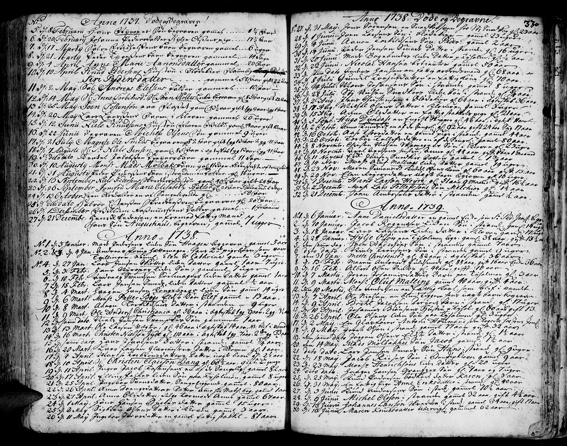 Arendal sokneprestkontor, Trefoldighet, AV/SAK-1111-0040/F/Fa/L0001: Parish register (official) no. A 1, 1703-1815, p. 414