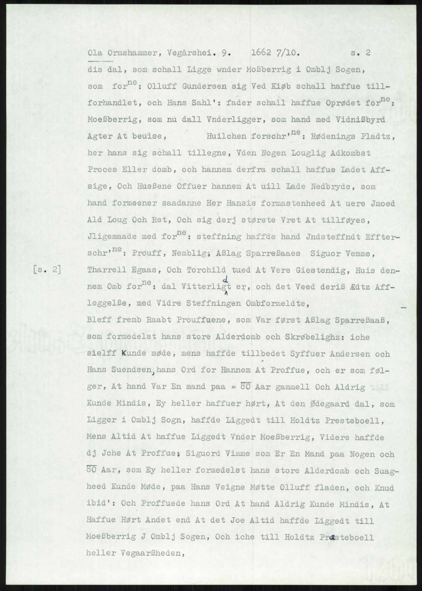 Samlinger til kildeutgivelse, Diplomavskriftsamlingen, AV/RA-EA-4053/H/Ha, p. 3663