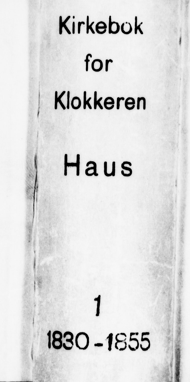 Haus sokneprestembete, SAB/A-75601/H/Hab: Parish register (copy) no. A 1, 1830-1855