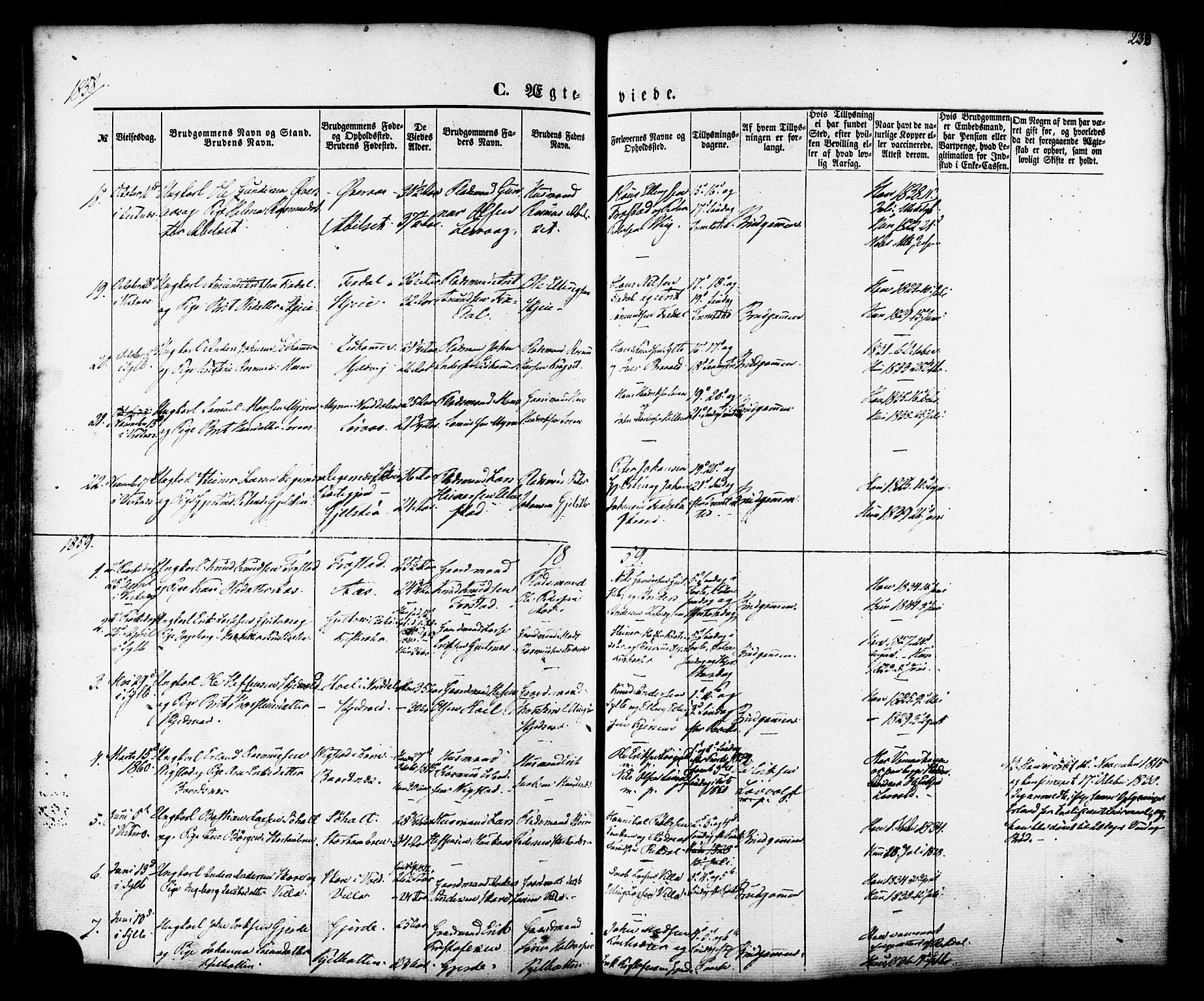 Ministerialprotokoller, klokkerbøker og fødselsregistre - Møre og Romsdal, AV/SAT-A-1454/539/L0529: Parish register (official) no. 539A02, 1848-1872, p. 230