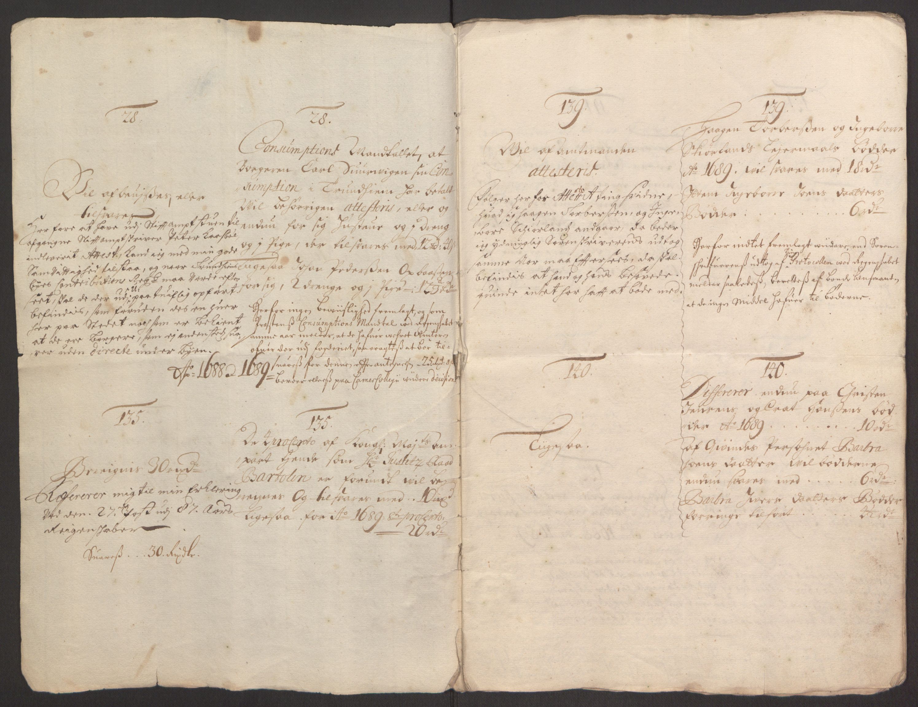 Rentekammeret inntil 1814, Reviderte regnskaper, Fogderegnskap, RA/EA-4092/R64/L4424: Fogderegnskap Namdal, 1692-1695, p. 178