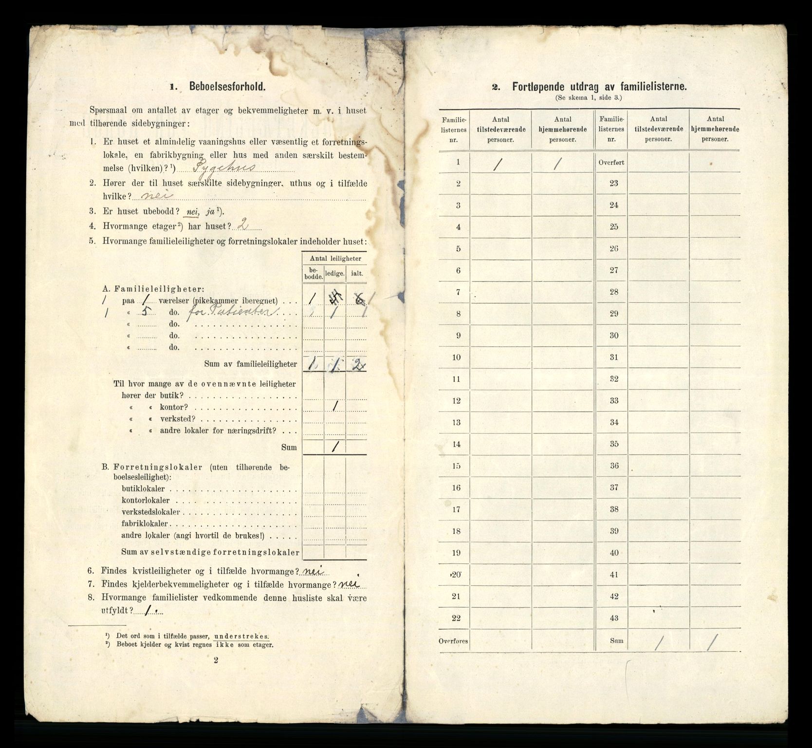 RA, 1910 census for Bodø, 1910, p. 40