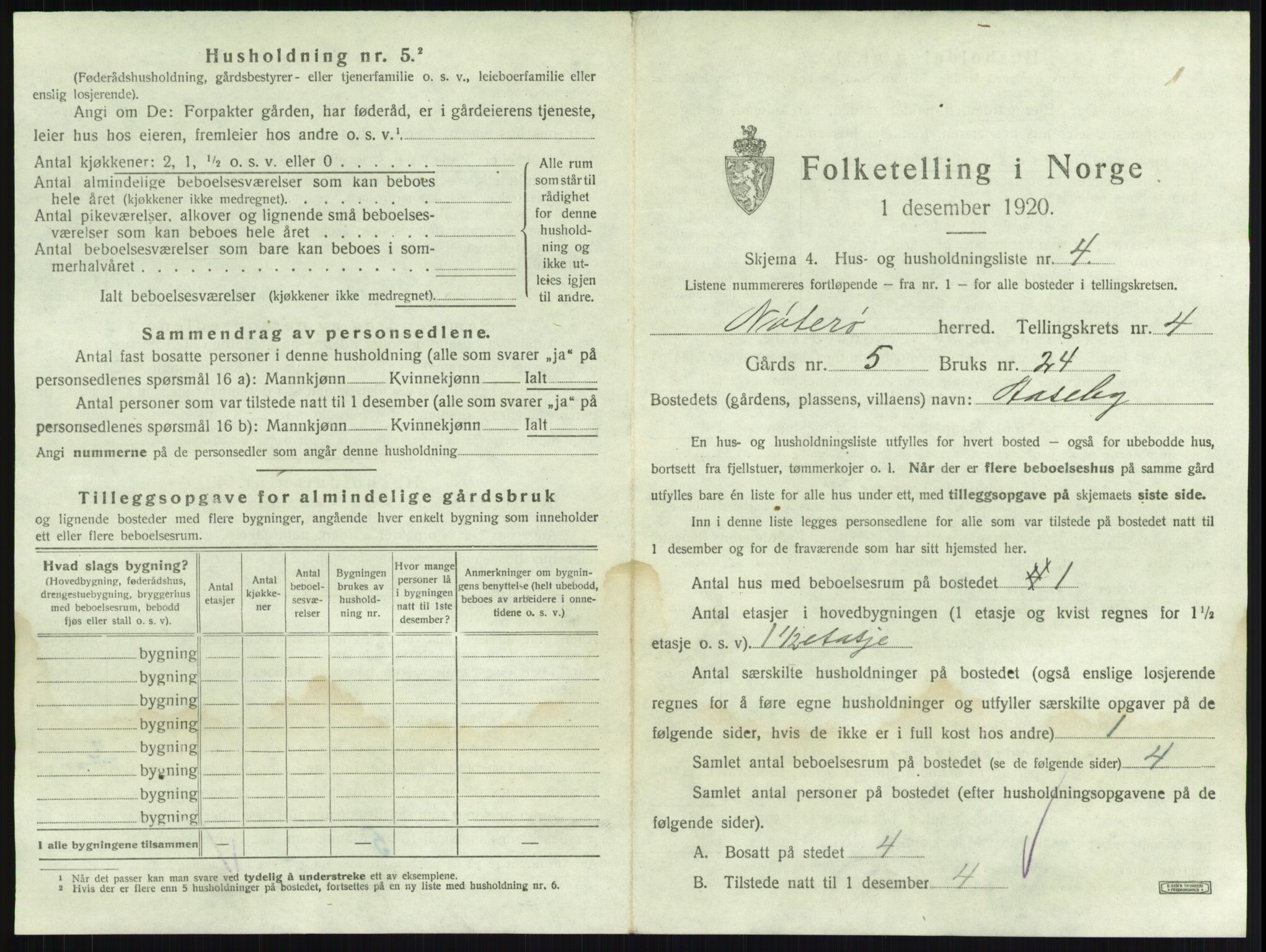SAKO, 1920 census for Nøtterøy, 1920, p. 701