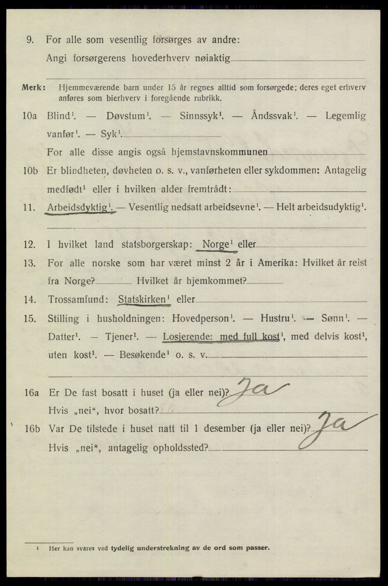 SAKO, 1920 census for Drangedal, 1920, p. 6616