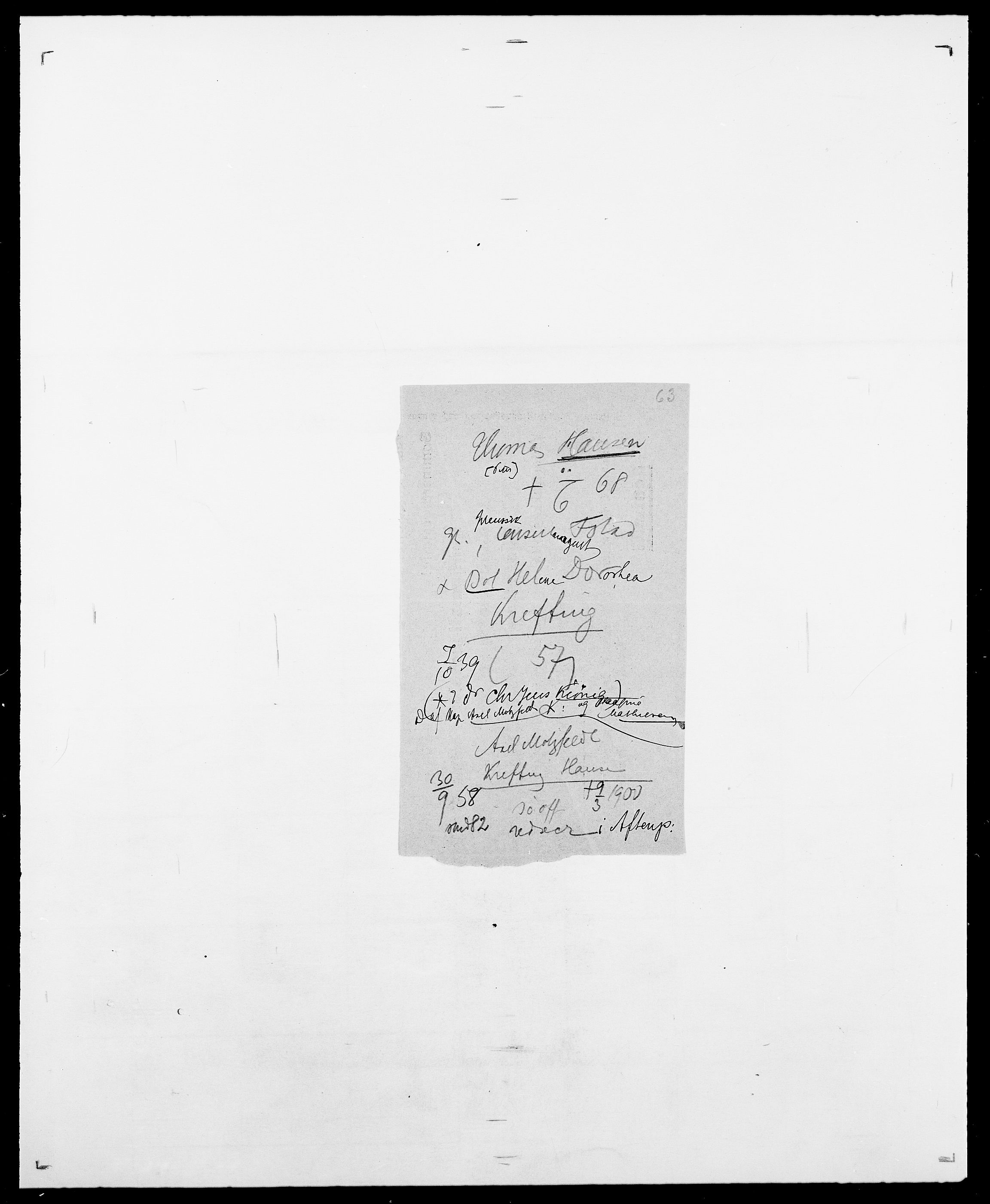Delgobe, Charles Antoine - samling, AV/SAO-PAO-0038/D/Da/L0016: Hamborg - Hektoen, p. 136