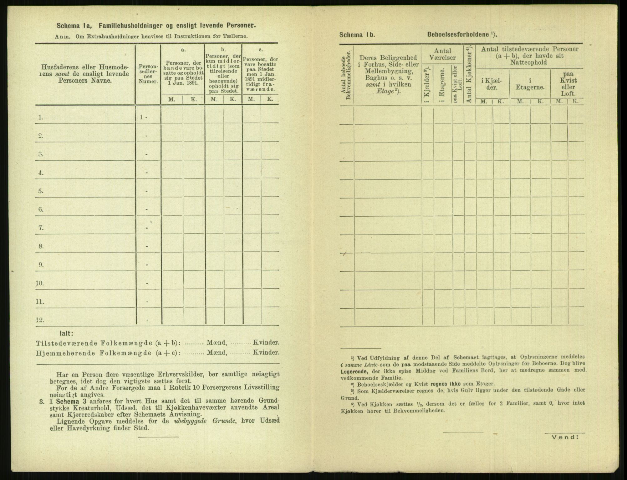 RA, 1891 census for 0902 Tvedestrand, 1891, p. 597