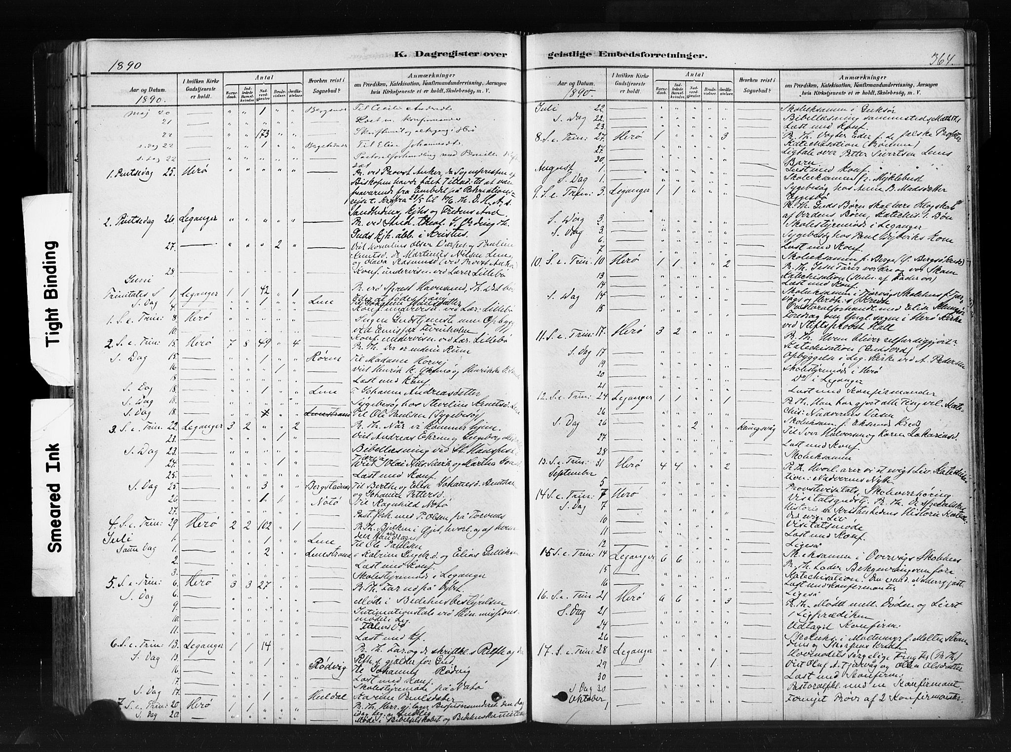 Ministerialprotokoller, klokkerbøker og fødselsregistre - Møre og Romsdal, AV/SAT-A-1454/507/L0073: Parish register (official) no. 507A08, 1878-1904, p. 364