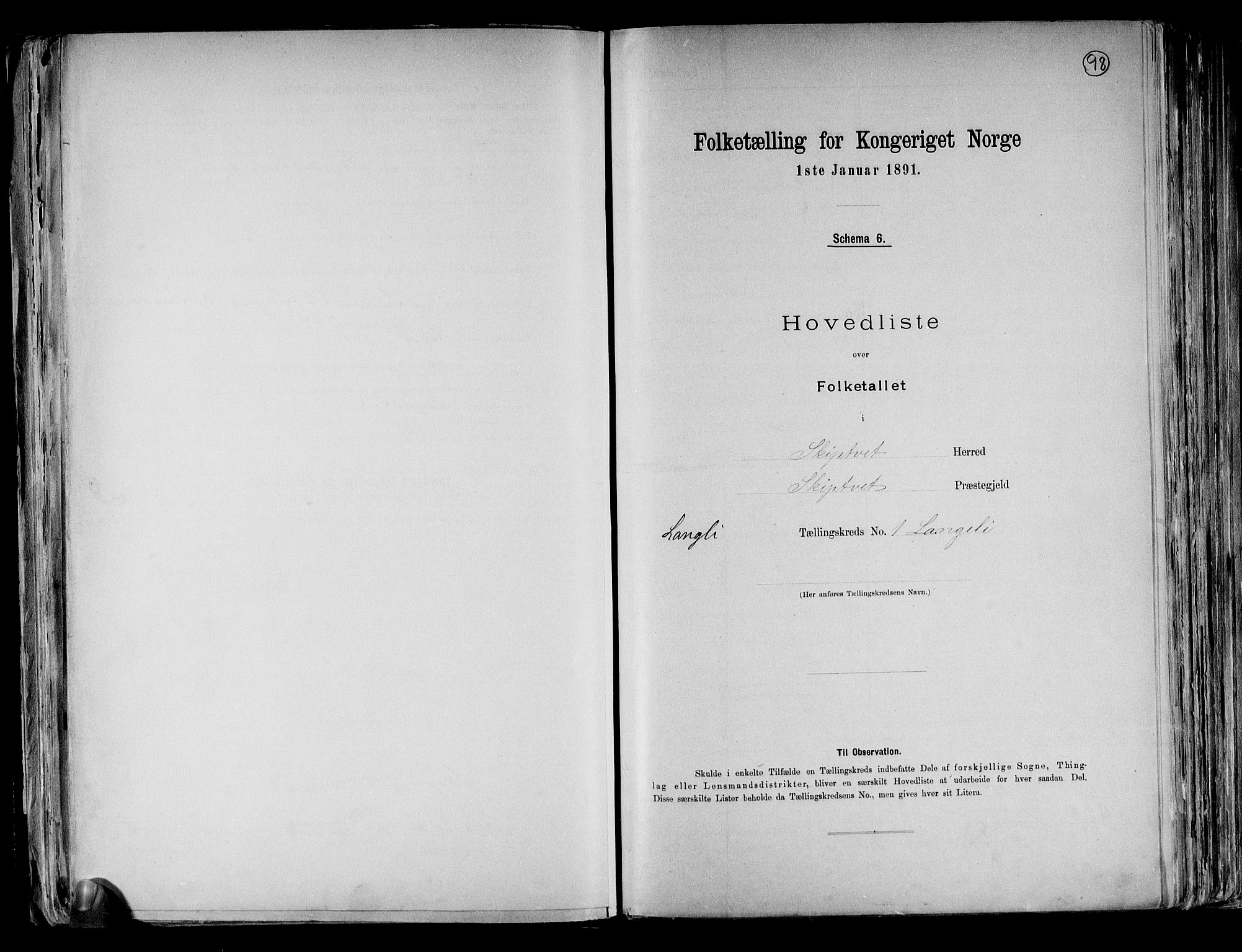 RA, 1891 census for 0127 Skiptvet, 1891, p. 4