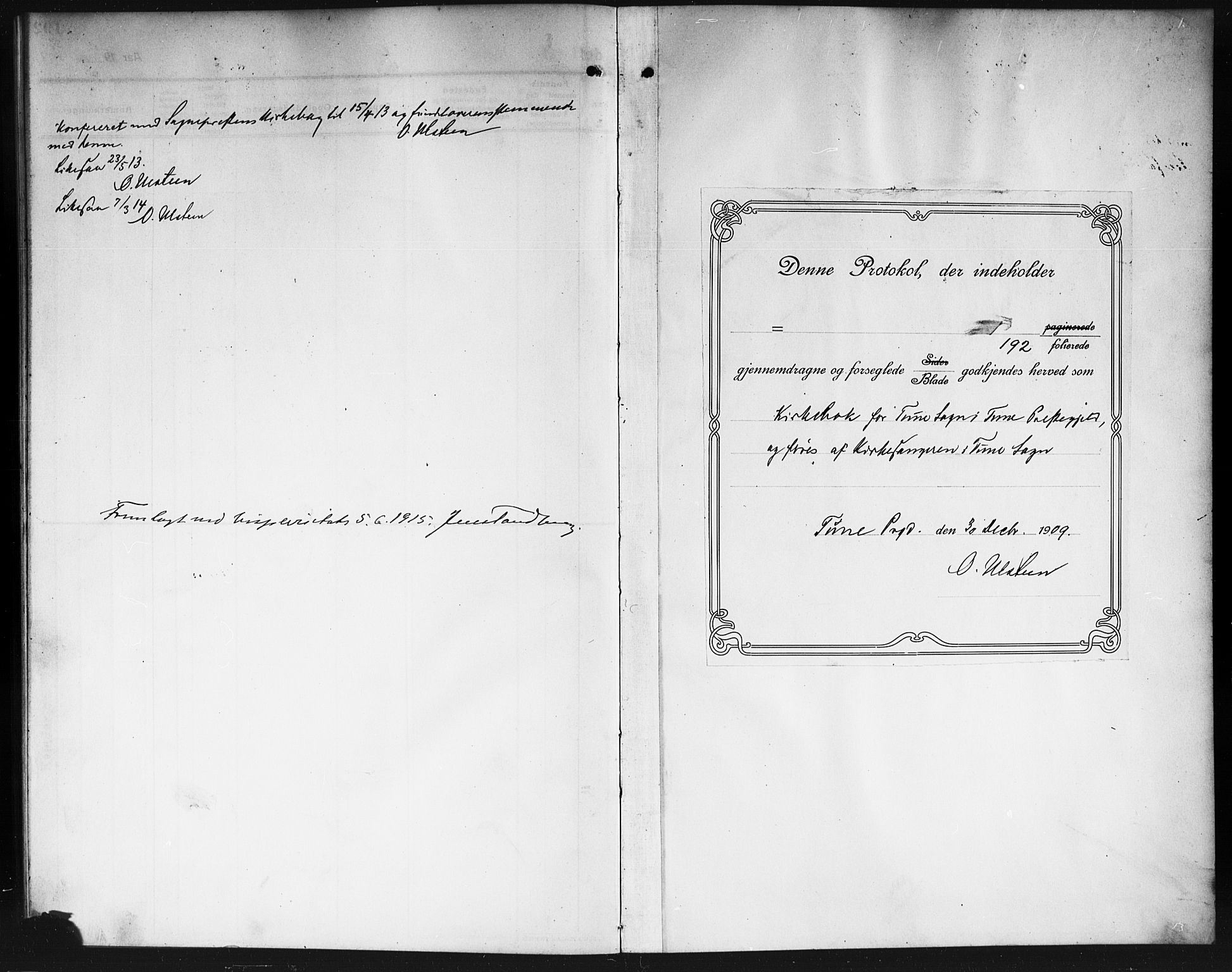 Tune prestekontor Kirkebøker, SAO/A-2007/G/Ga/L0002: Parish register (copy) no. I 2, 1910-1913