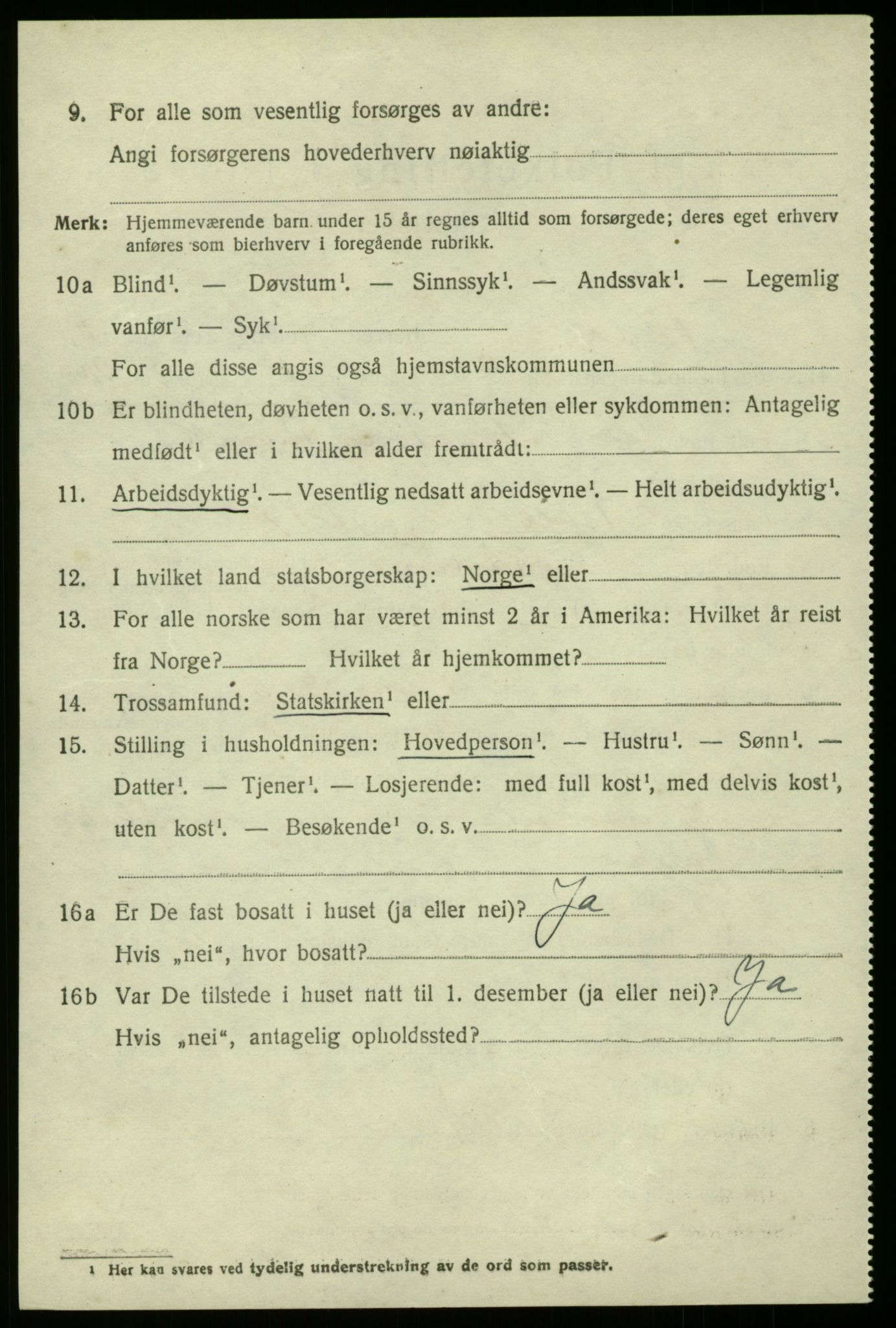 SAB, 1920 census for Fana, 1920, p. 16114