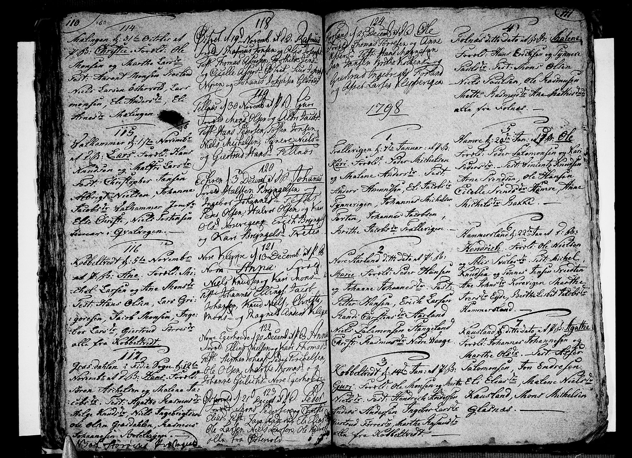 Sund sokneprestembete, SAB/A-99930: Parish register (official) no. A 6, 1787-1798, p. 110-111