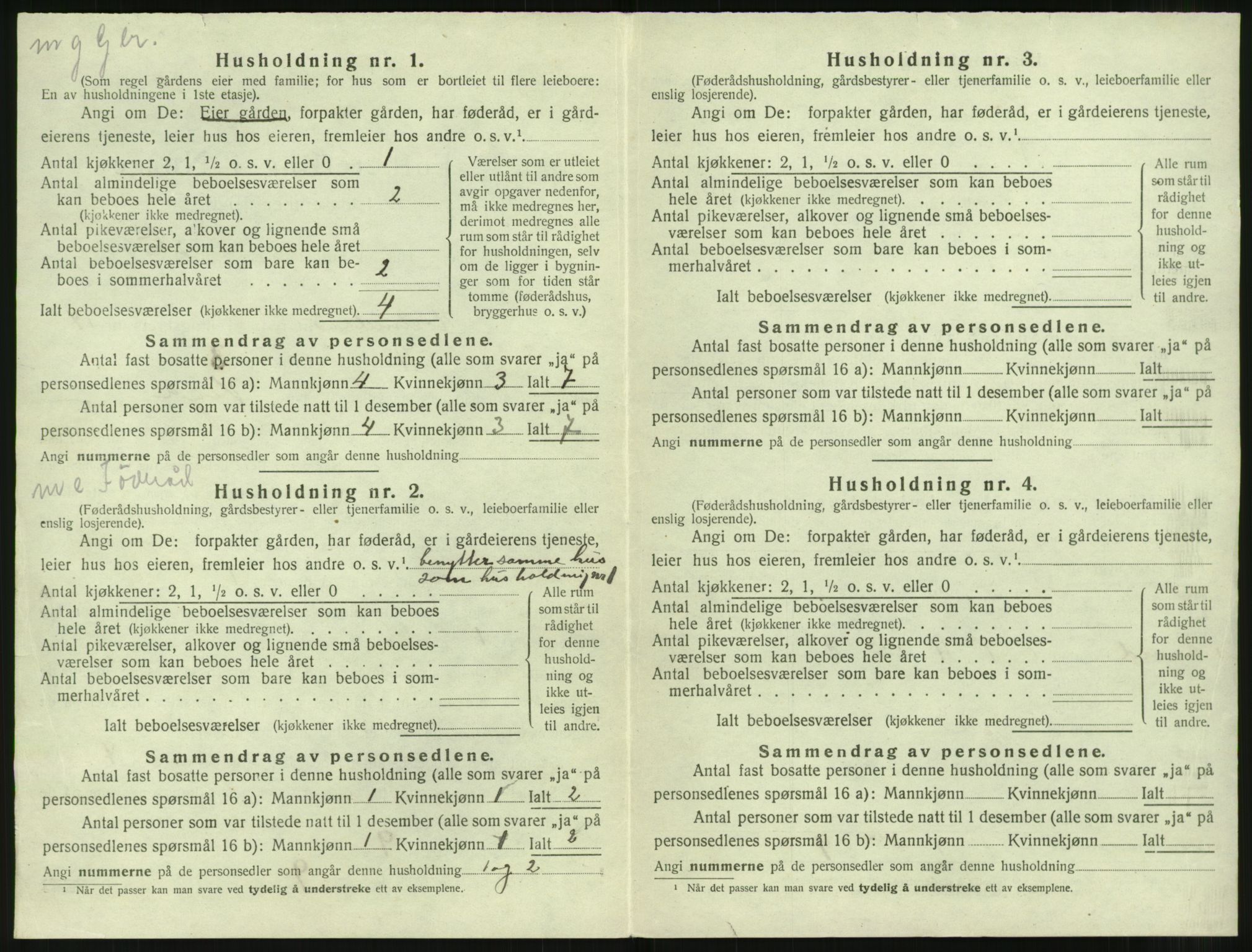 SAST, 1920 census for Hjelmeland, 1920, p. 822