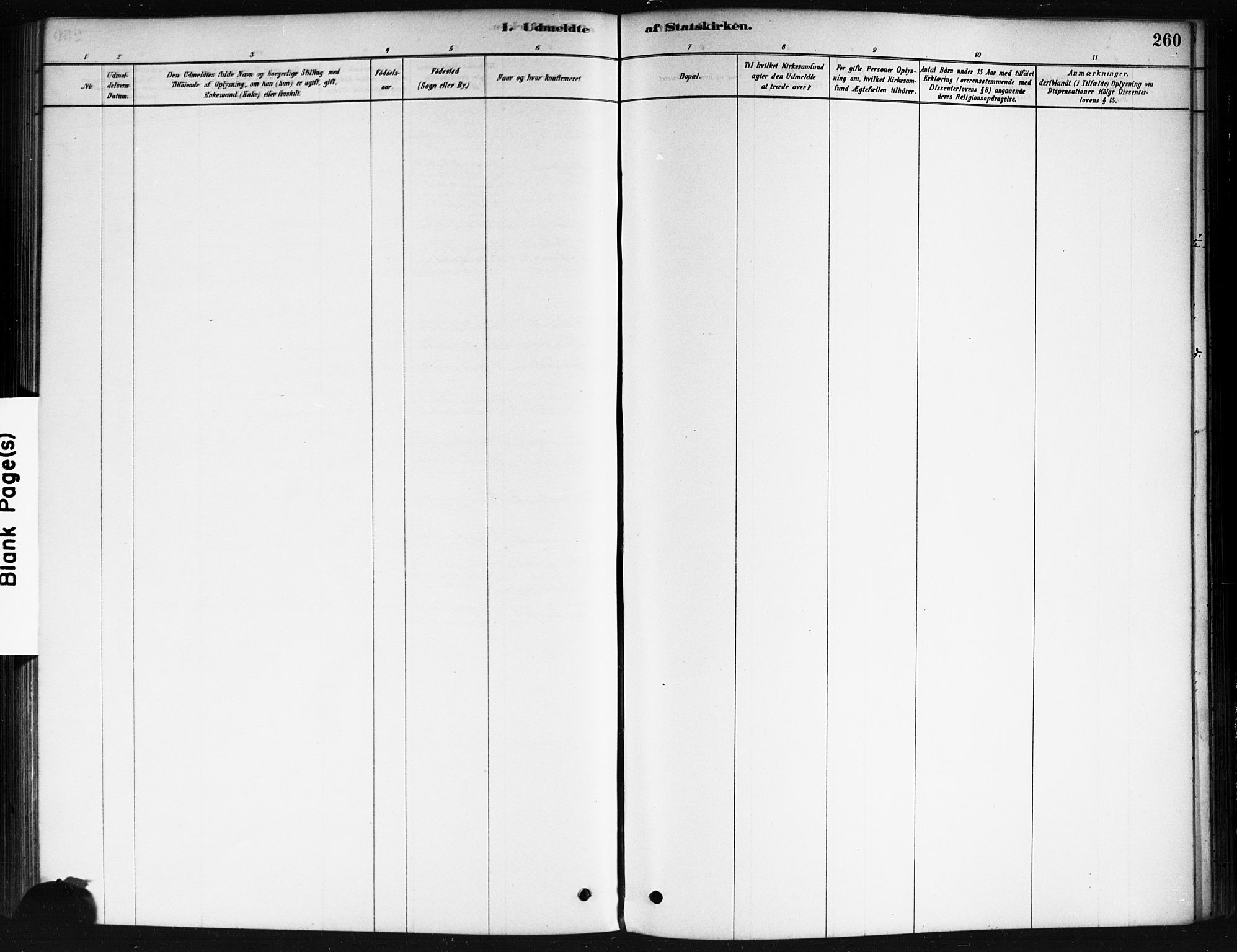 Våler prestekontor Kirkebøker, SAO/A-11083/F/Fa/L0010: Parish register (official) no. I 10, 1878-1896, p. 260