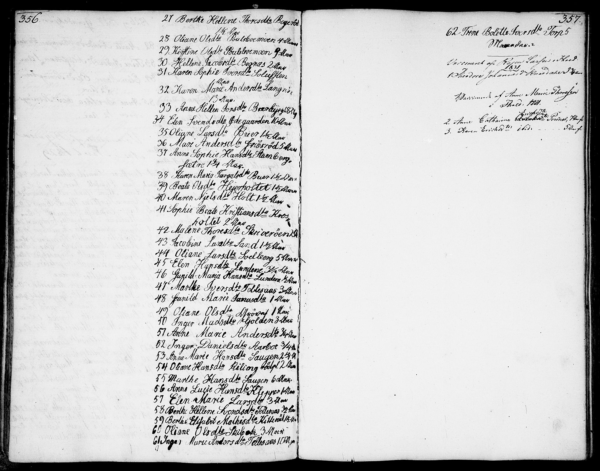 Idd prestekontor Kirkebøker, AV/SAO-A-10911/F/Fc/L0001: Parish register (official) no. III 1, 1770-1814, p. 356-357