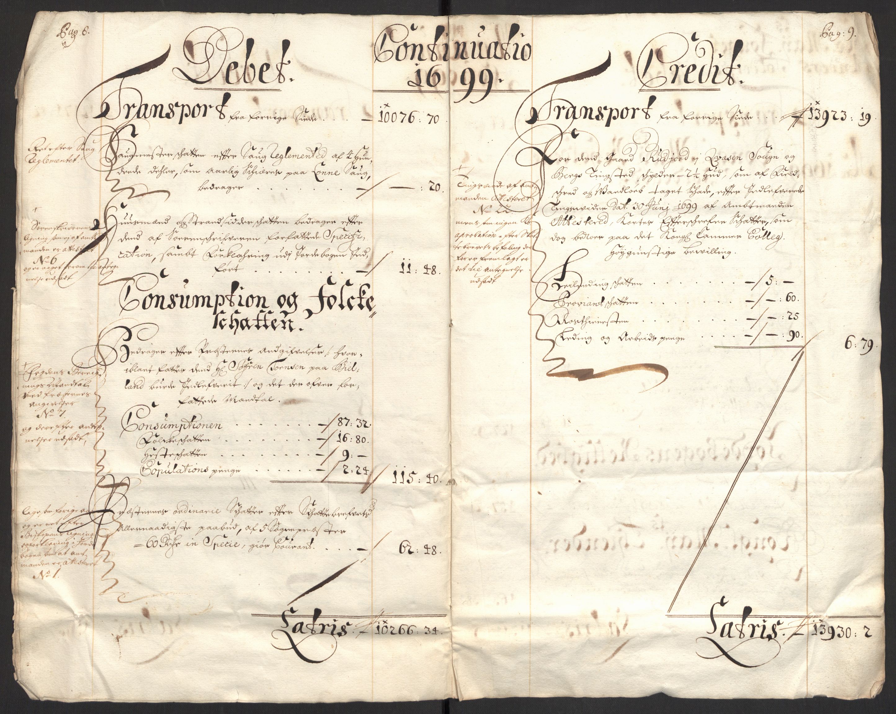 Rentekammeret inntil 1814, Reviderte regnskaper, Fogderegnskap, AV/RA-EA-4092/R43/L2547: Fogderegnskap Lista og Mandal, 1698-1699, p. 150