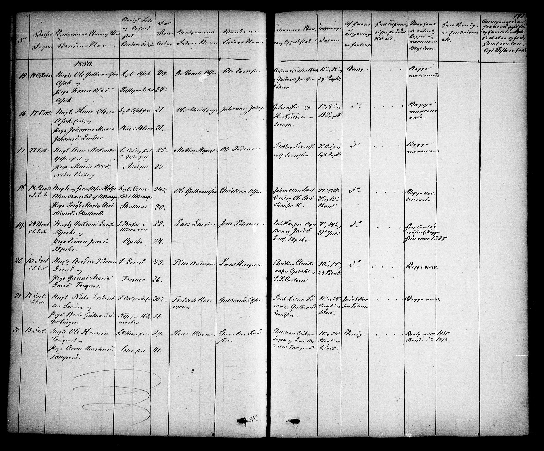 Sørum prestekontor Kirkebøker, AV/SAO-A-10303/F/Fa/L0005: Parish register (official) no. I 5, 1846-1863, p. 192