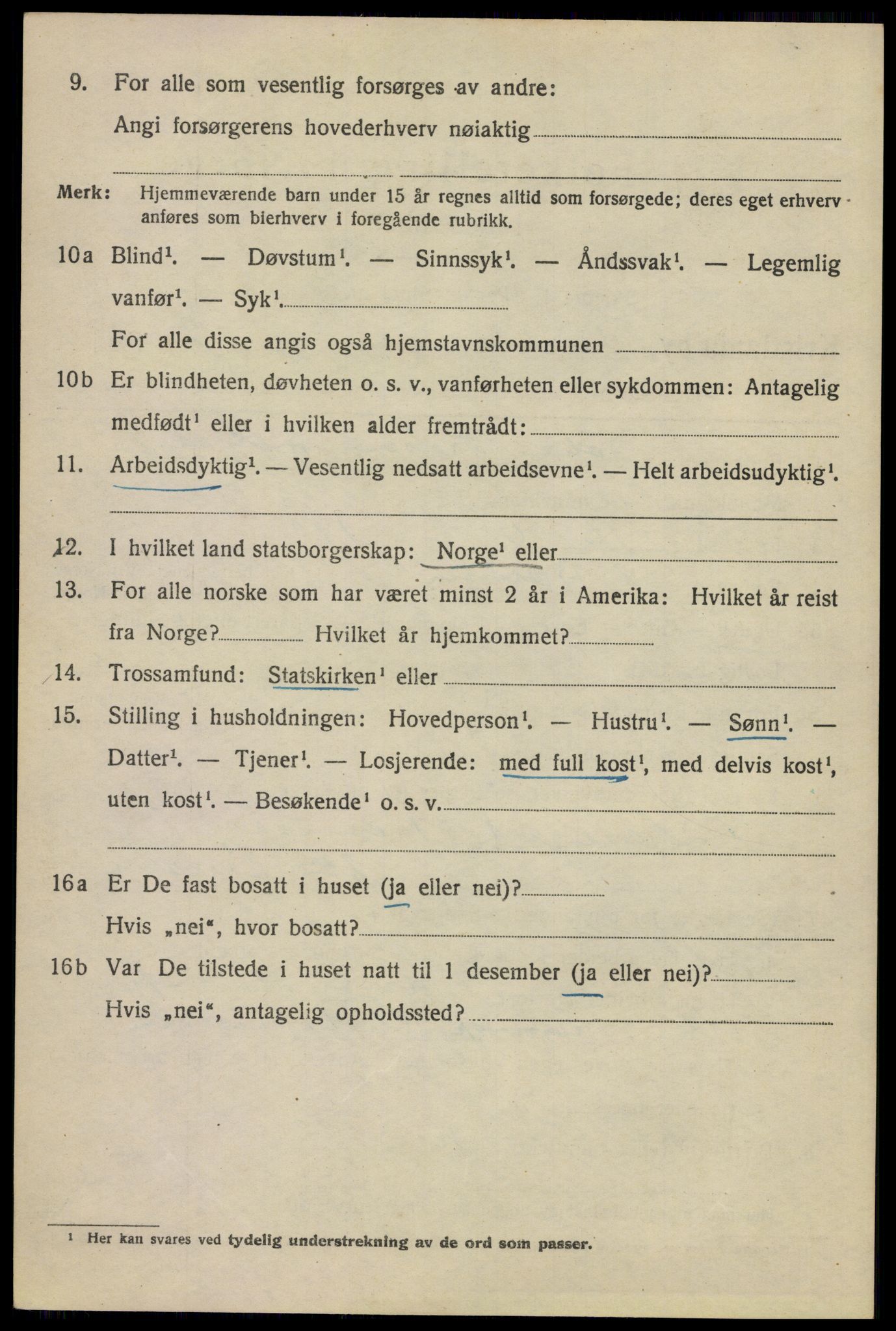 SAO, 1920 census for Kristiania, 1920, p. 197460