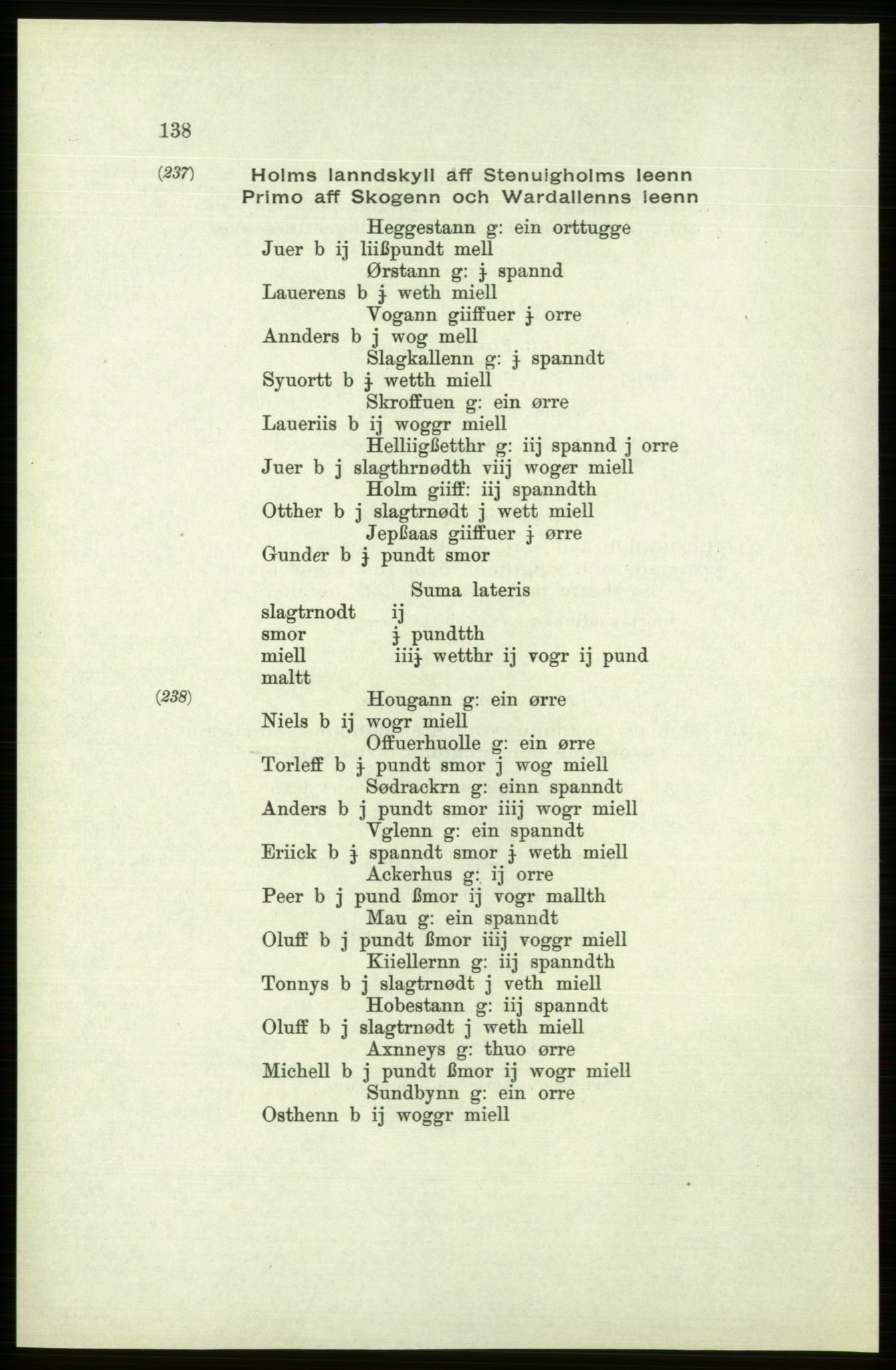 Publikasjoner utgitt av Arkivverket, PUBL/PUBL-001/C/0006: Bind 6: Rekneskapsbøker for Trondheims len 1548-1549 og 1557-1559, 1548-1559, p. 138