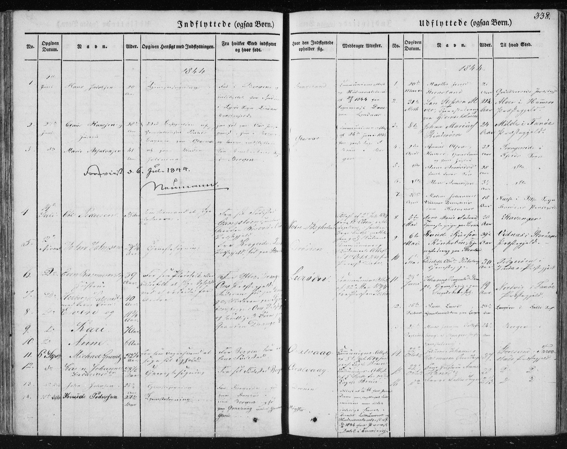 Sund sokneprestembete, AV/SAB-A-99930: Parish register (official) no. A 13, 1835-1849, p. 338