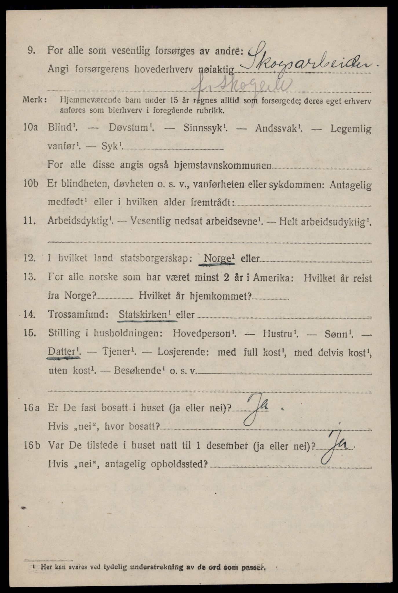 SAKO, 1920 census for Kviteseid, 1920, p. 2378