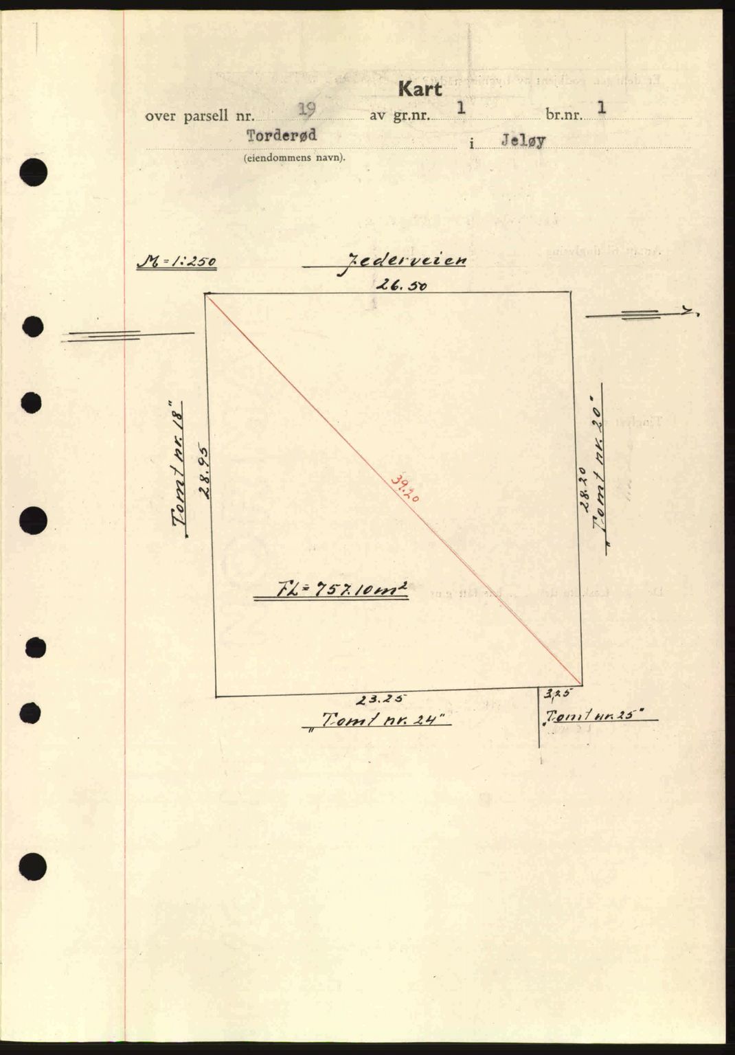 Moss sorenskriveri, SAO/A-10168: Mortgage book no. A5, 1938-1939, Diary no: : 693/1939