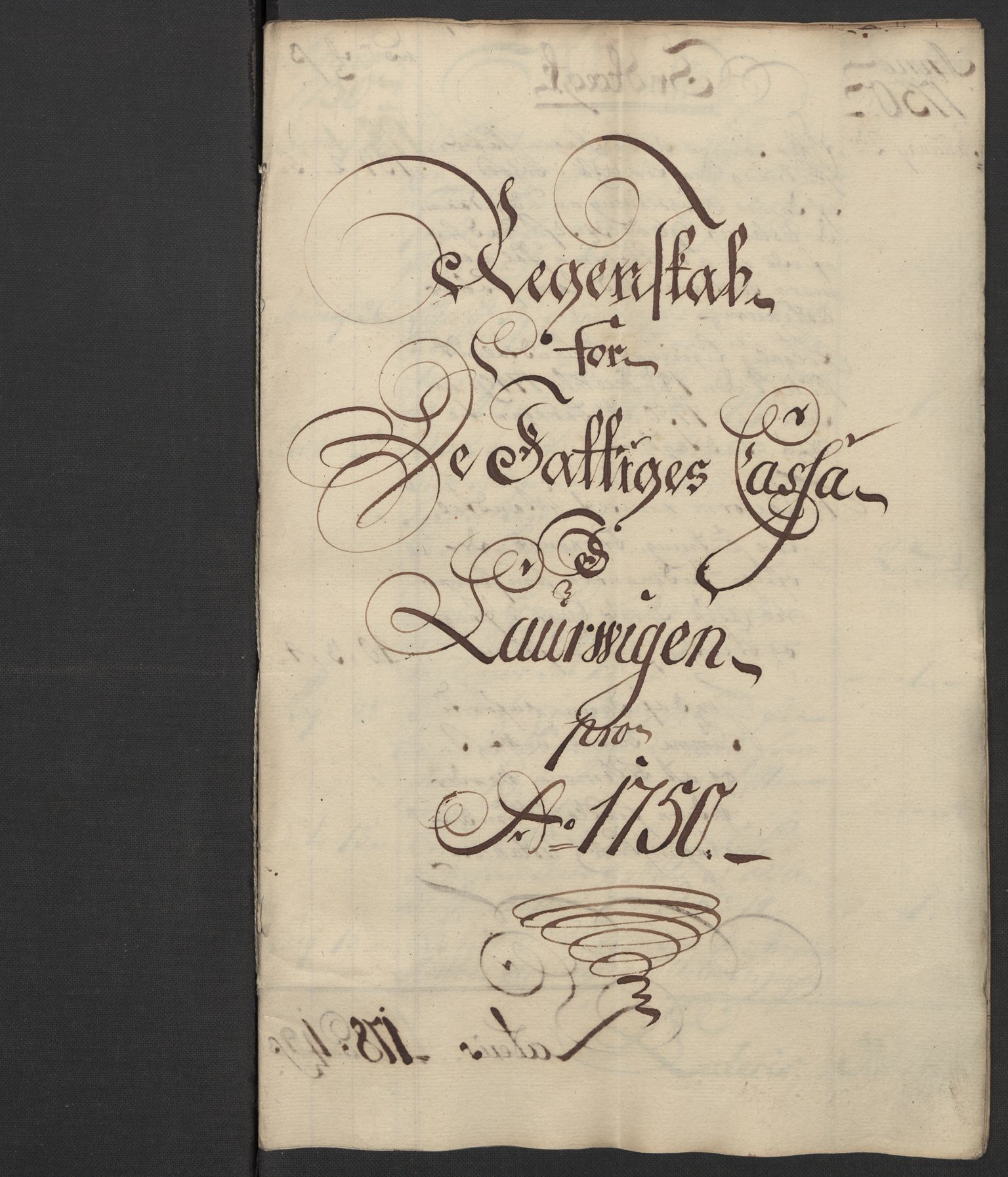 Kristiania tukthus, AV/SAO-A-10644/A/Ad/Adb/L0011: Innkomne skriv, rapporter og regnskap, 1742-1783, p. 59