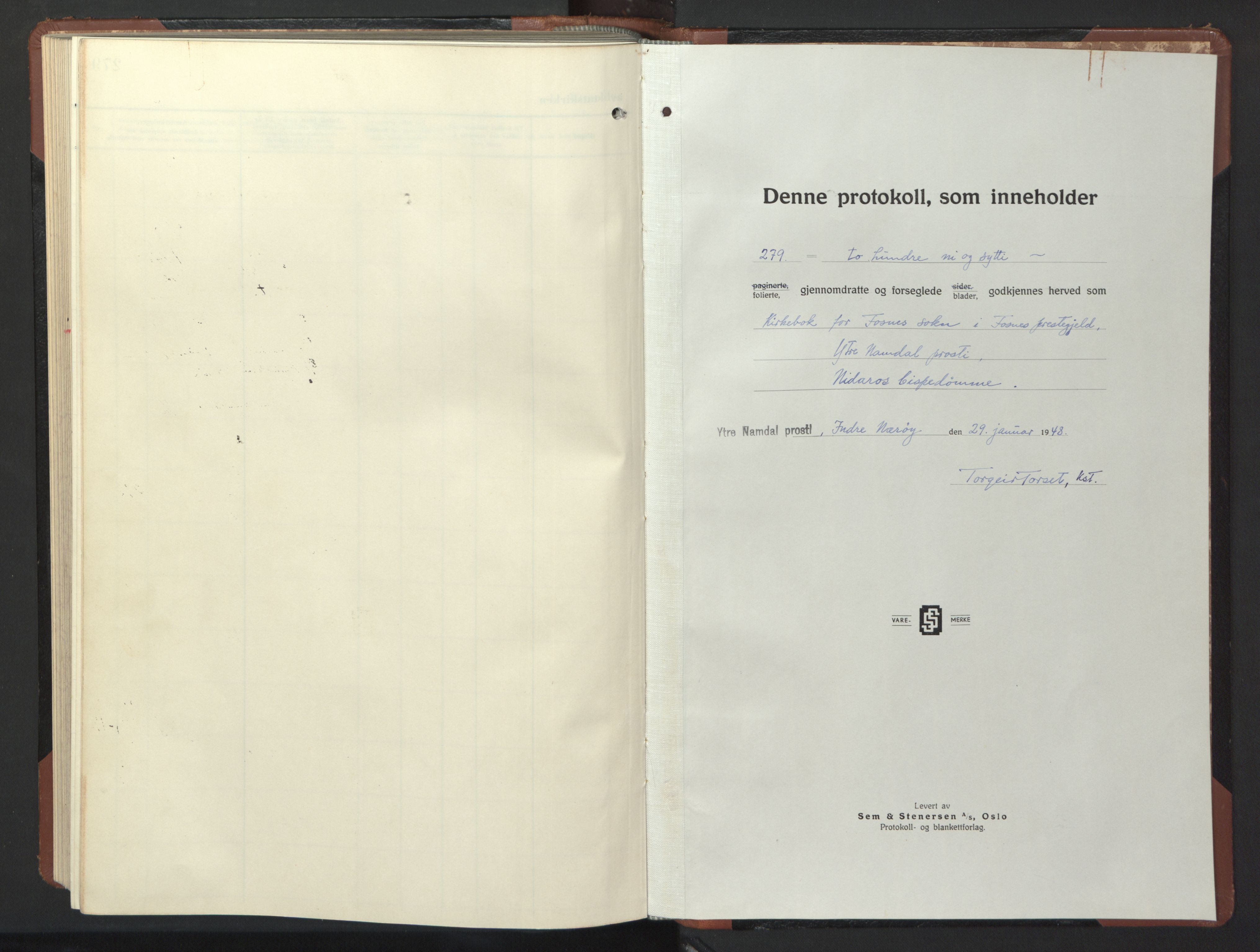 Ministerialprotokoller, klokkerbøker og fødselsregistre - Nord-Trøndelag, SAT/A-1458/773/L0625: Parish register (copy) no. 773C01, 1910-1952
