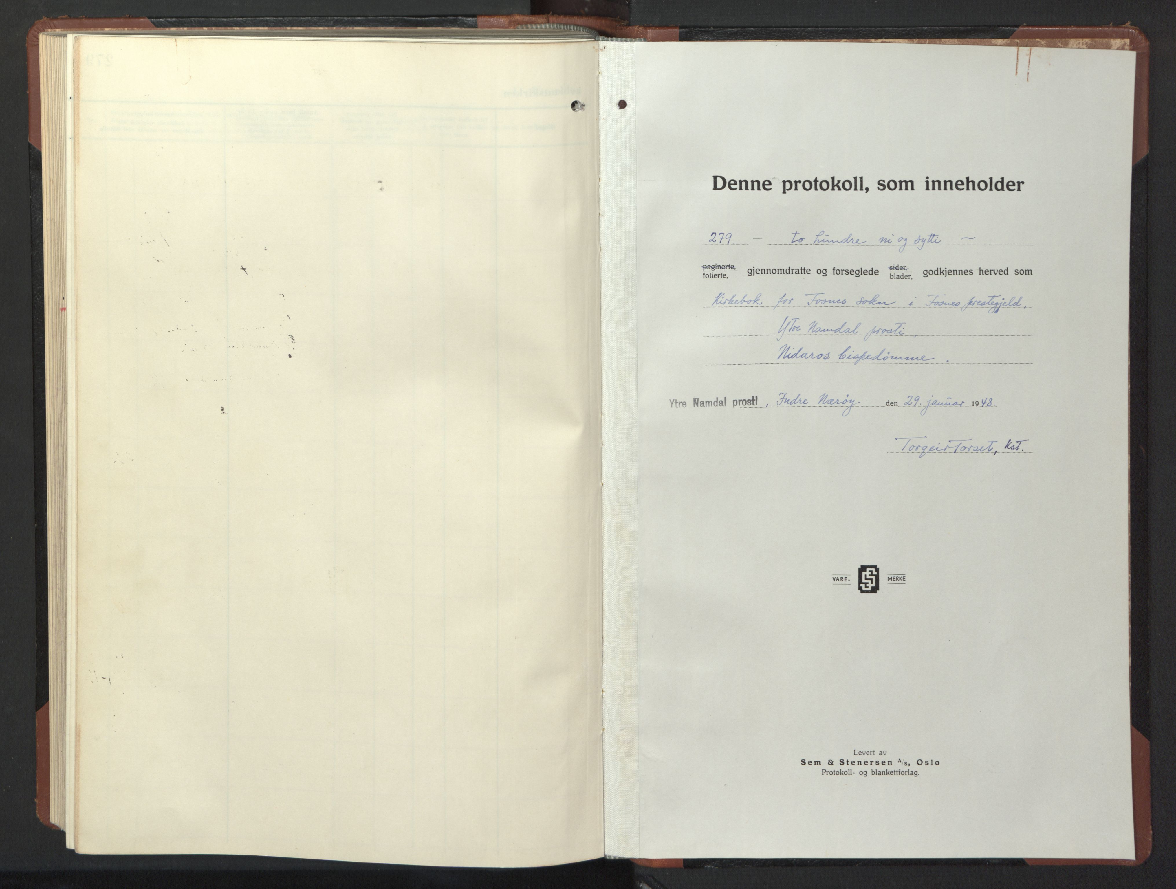 Ministerialprotokoller, klokkerbøker og fødselsregistre - Nord-Trøndelag, AV/SAT-A-1458/773/L0625: Parish register (copy) no. 773C01, 1910-1952