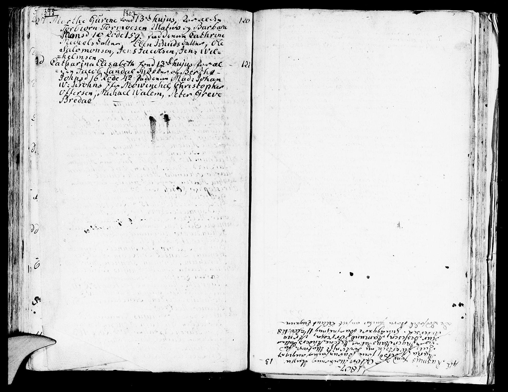 Domkirken sokneprestembete, SAB/A-74801/H/Haa/L0004: Parish register (official) no. A 4, 1763-1820, p. 395-396