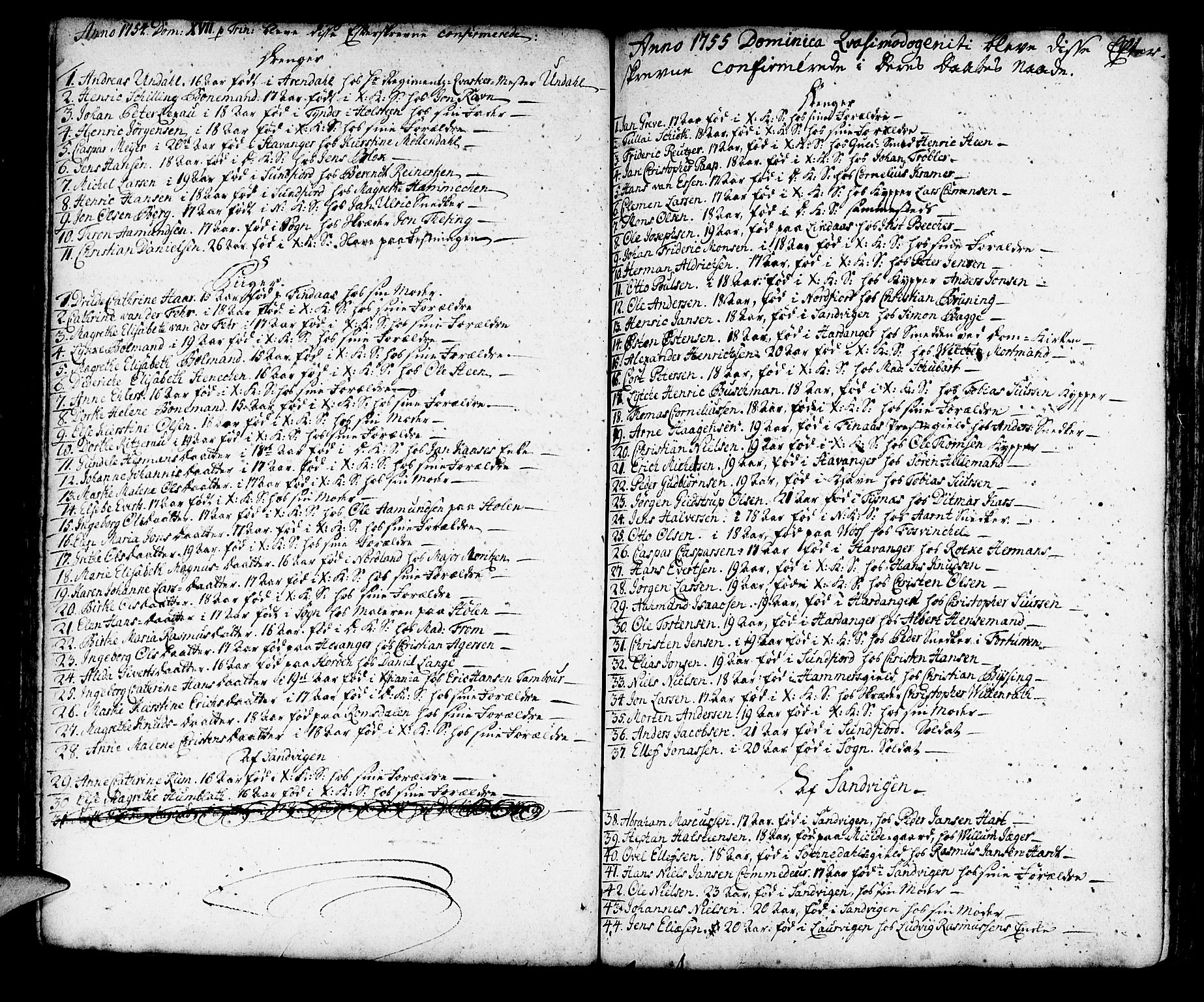 Korskirken sokneprestembete, AV/SAB-A-76101/H/Haa/L0007: Parish register (official) no. A 7, 1736-1839, p. 47